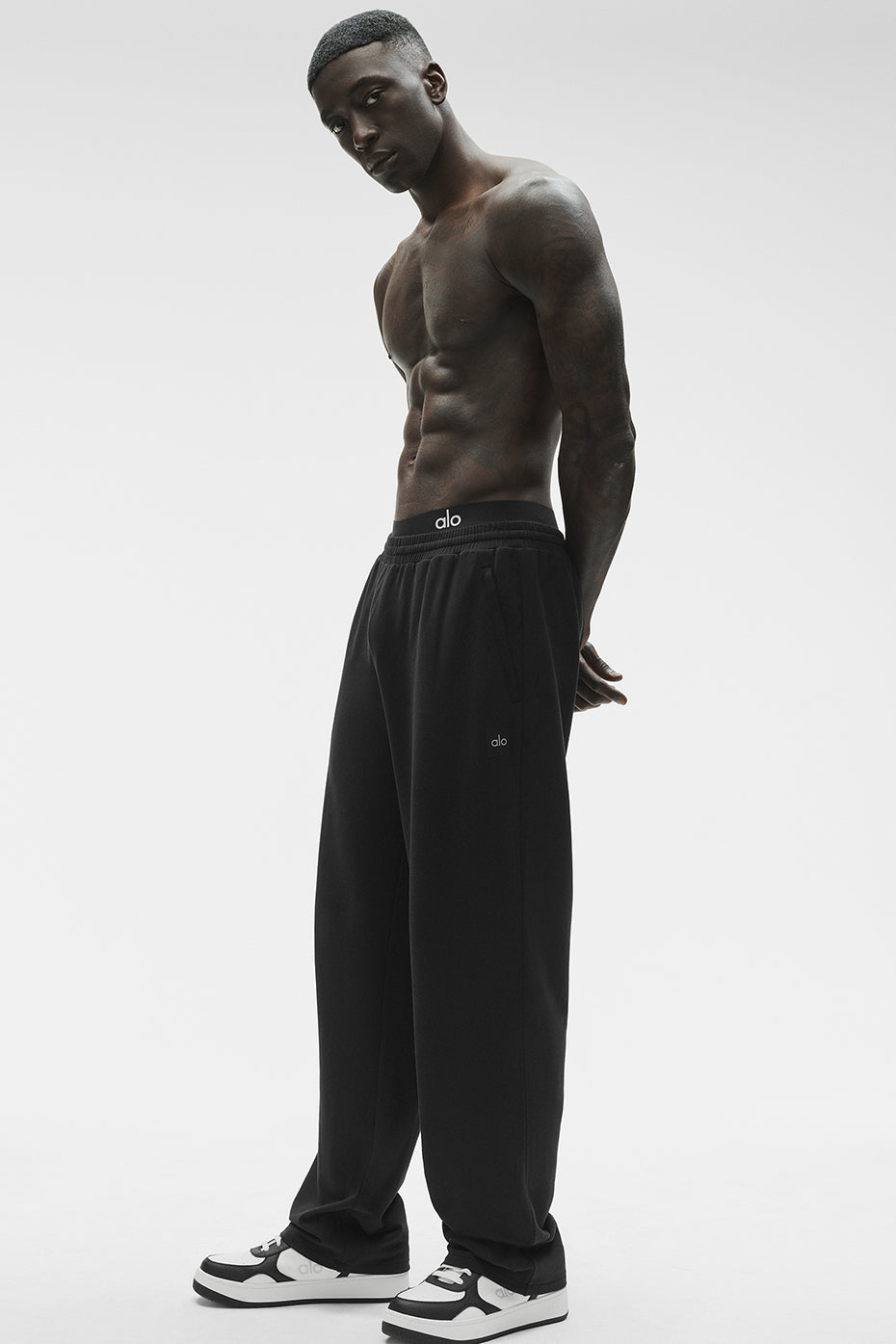 Pantalon droit Double Take - Noir