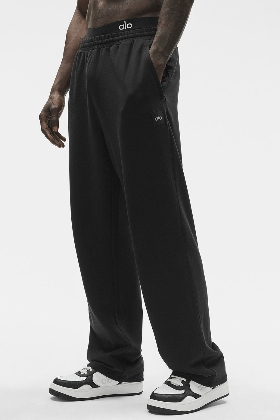 Pantalon droit Double Take - Noir
