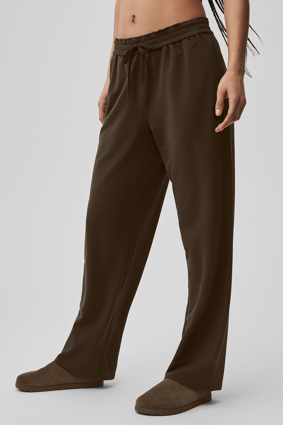 Pantalon droit Double Take - Espresso