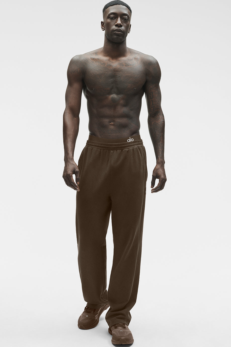 Pantalon droit Double Take - Espresso