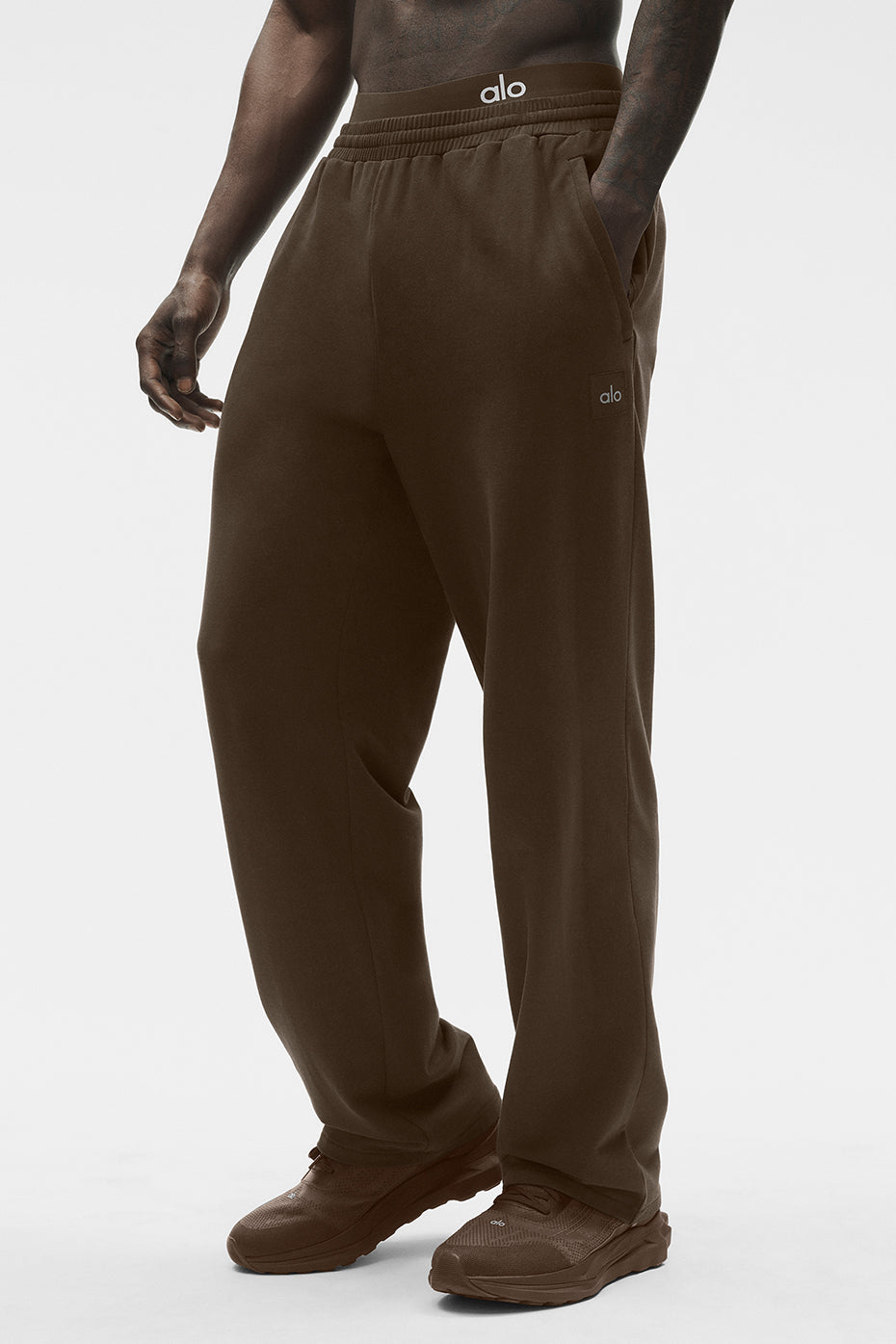Pantalon droit Double Take - Espresso