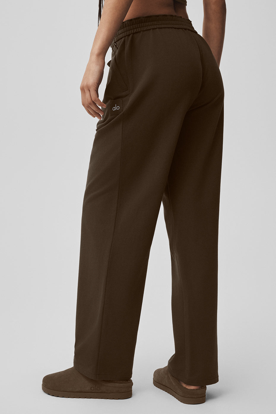 Pantalon droit Double Take - Espresso