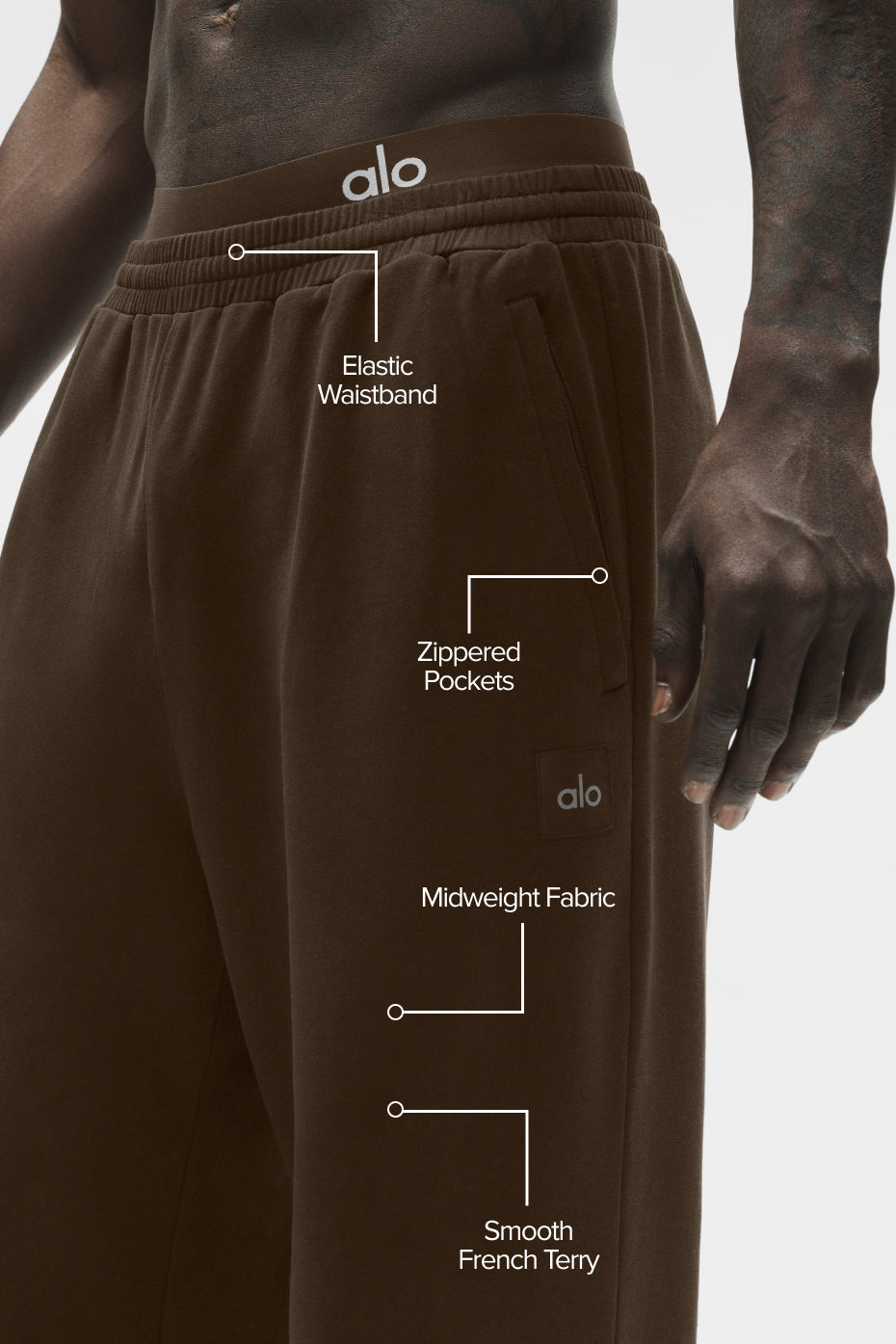 Pantalon droit Double Take - Espresso