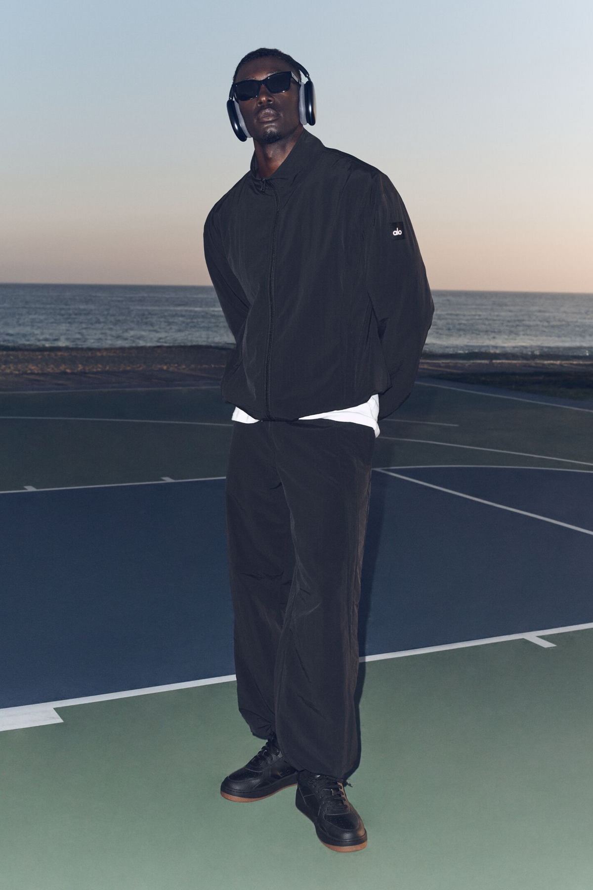 Pantalon de survêtement droit Takeaway - Noir