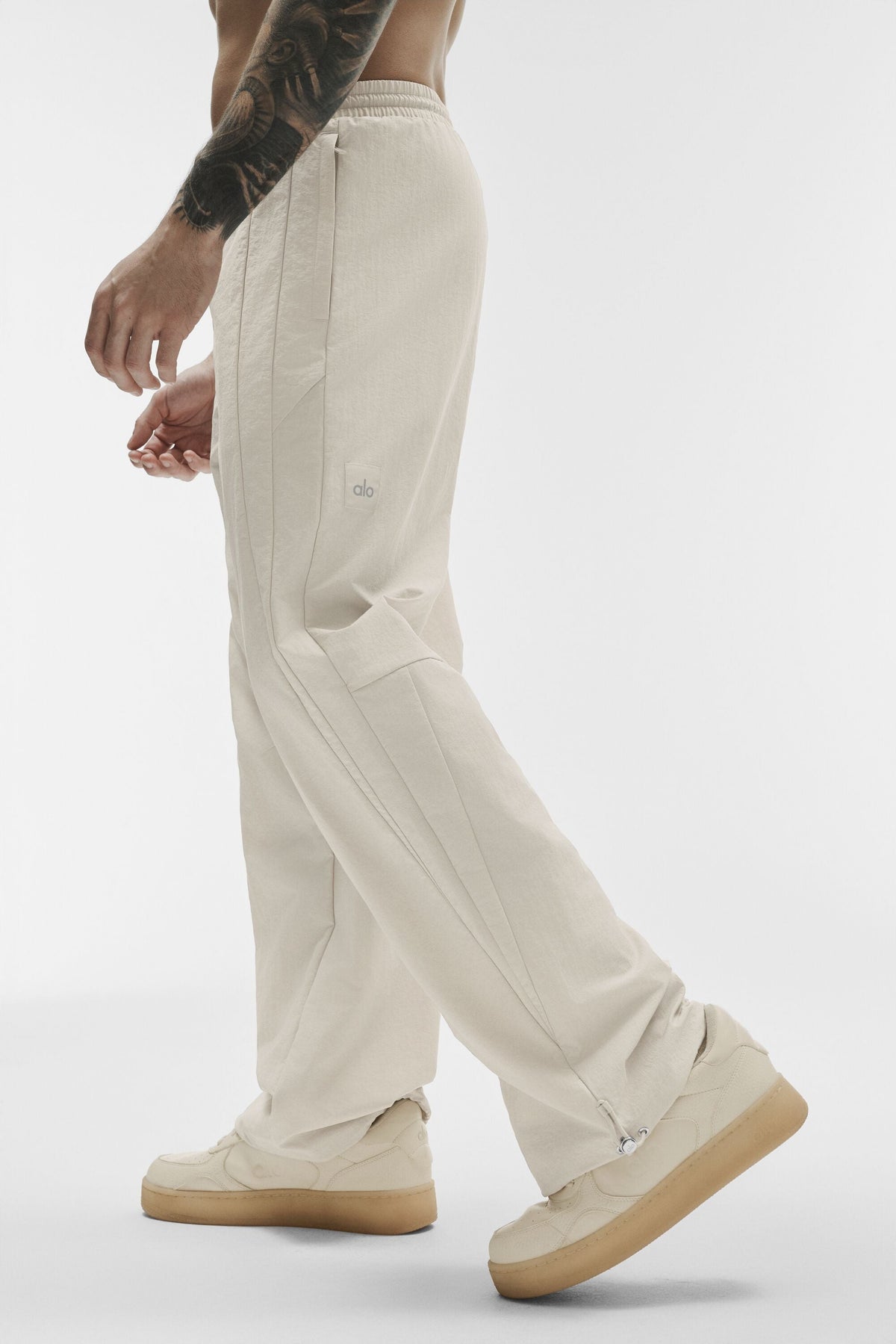 Pantalon de survêtement droit Takeaway - Écru