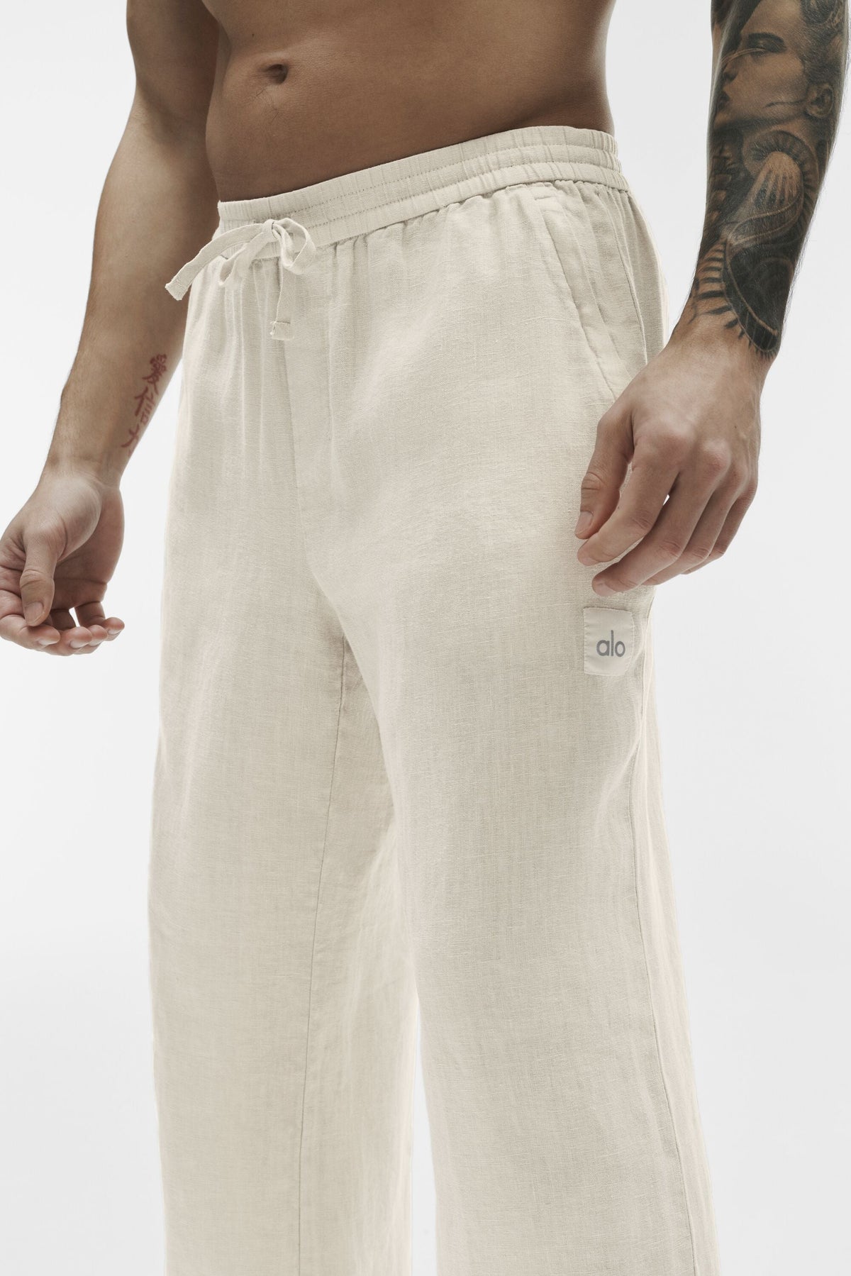Pantalon droit Linen Days - Écru