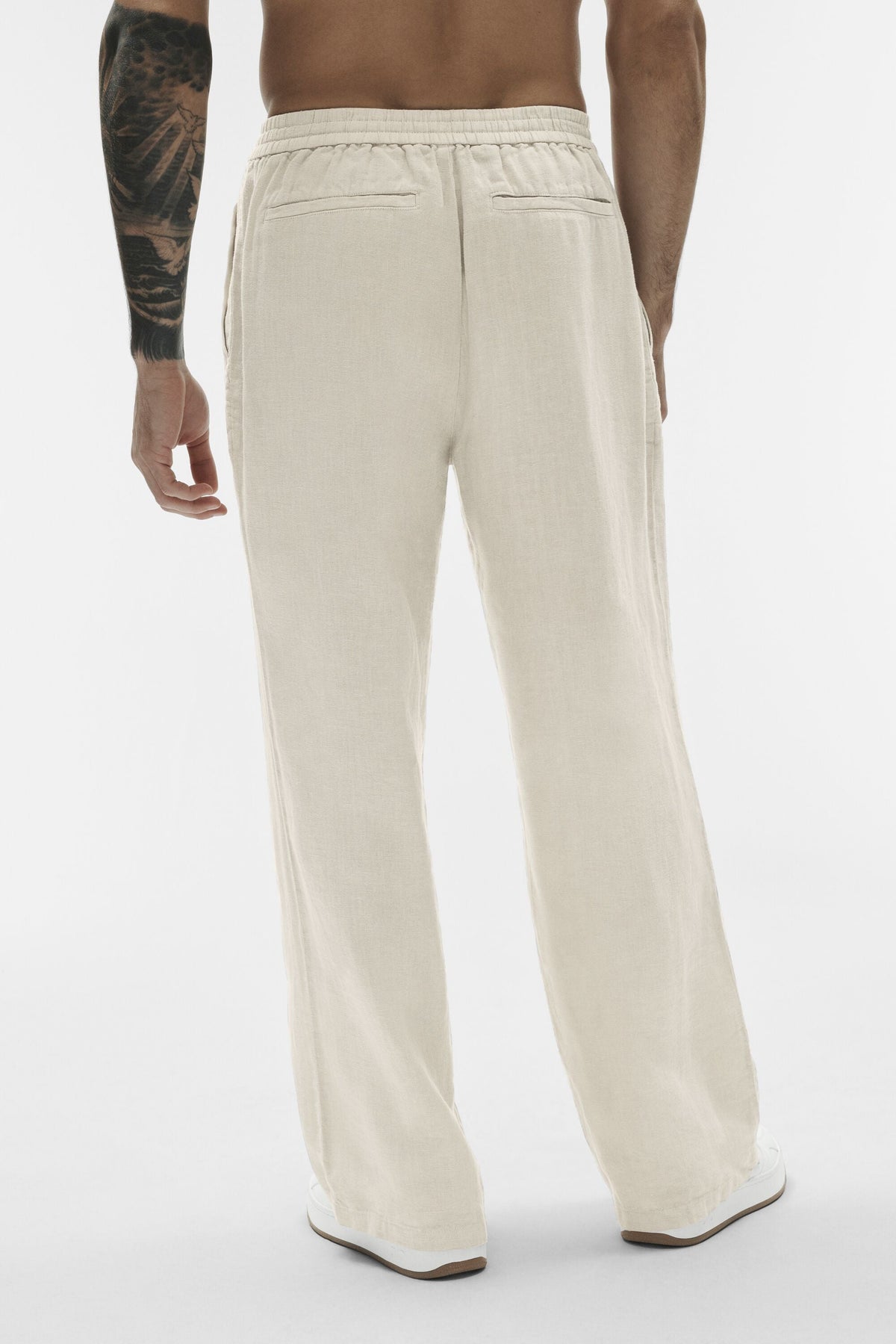 Pantalon droit Linen Days - Écru