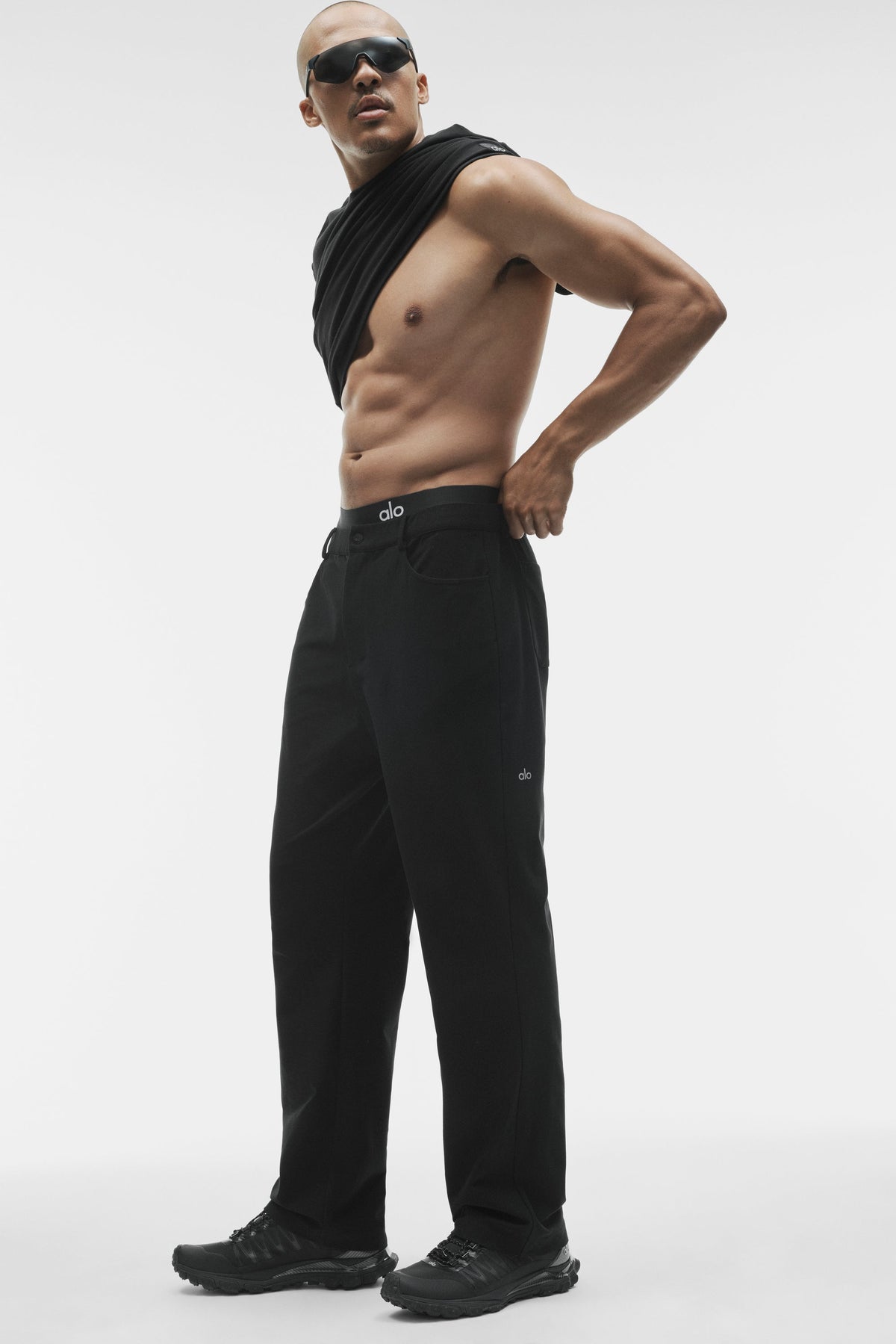 Pantalon Conquer Max à 4 poches - Noir