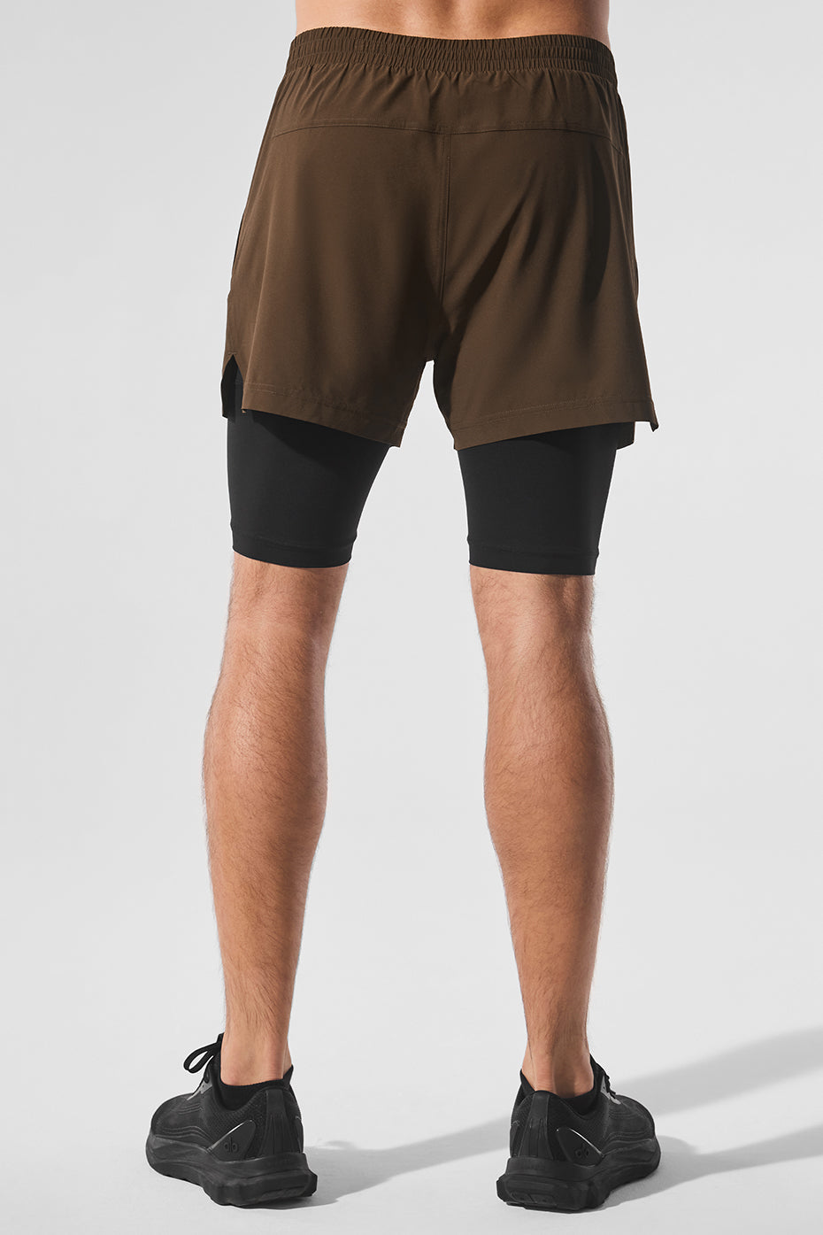 Short 2 en 1 Revival de 5 pouces - Espresso/Noir