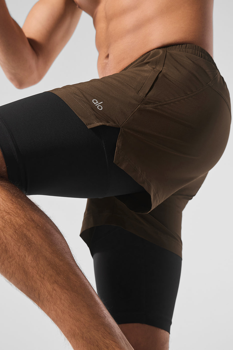 Short 2 en 1 Revival de 5 pouces - Espresso/Noir