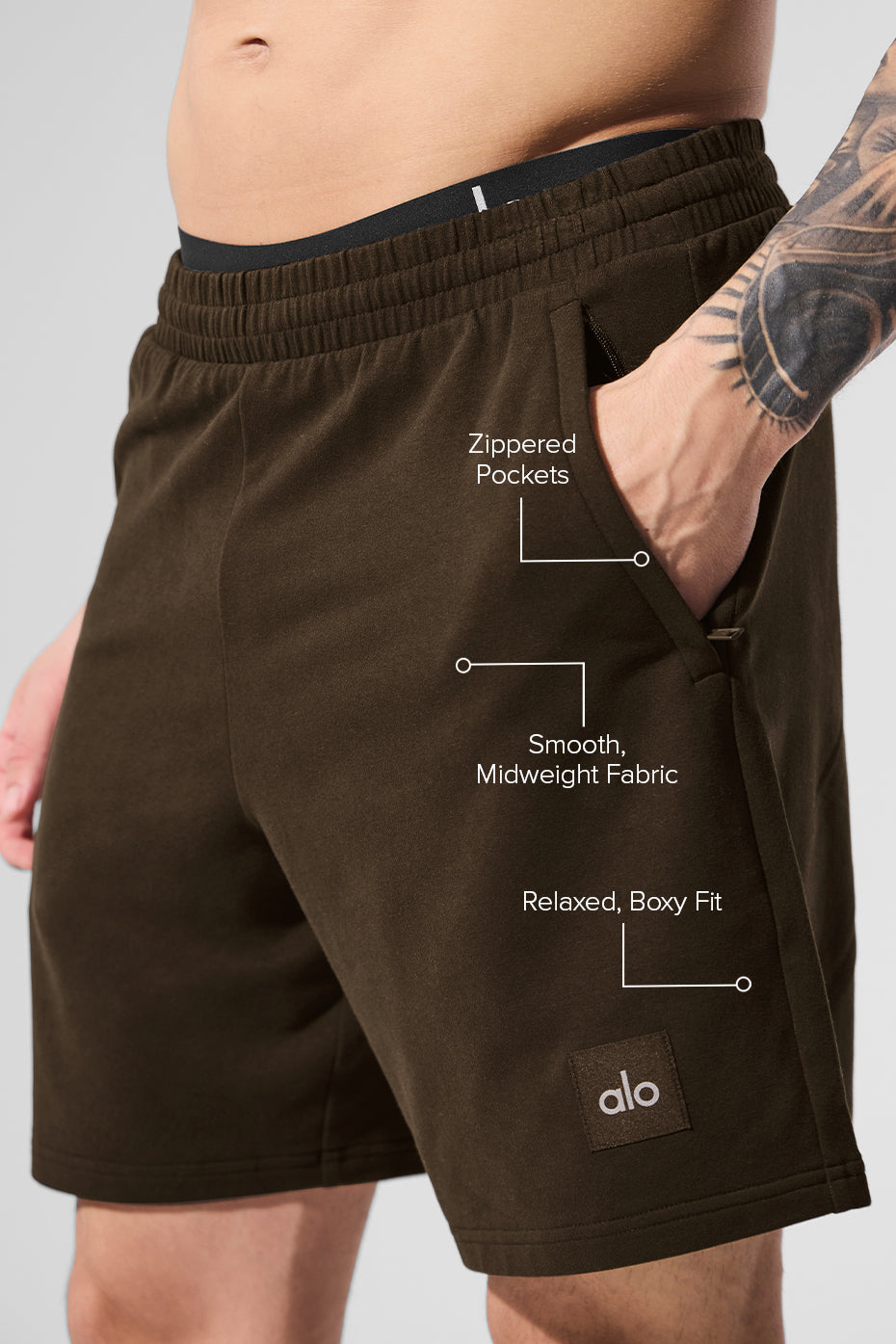 Short Double Take de 7 pouces - Espresso