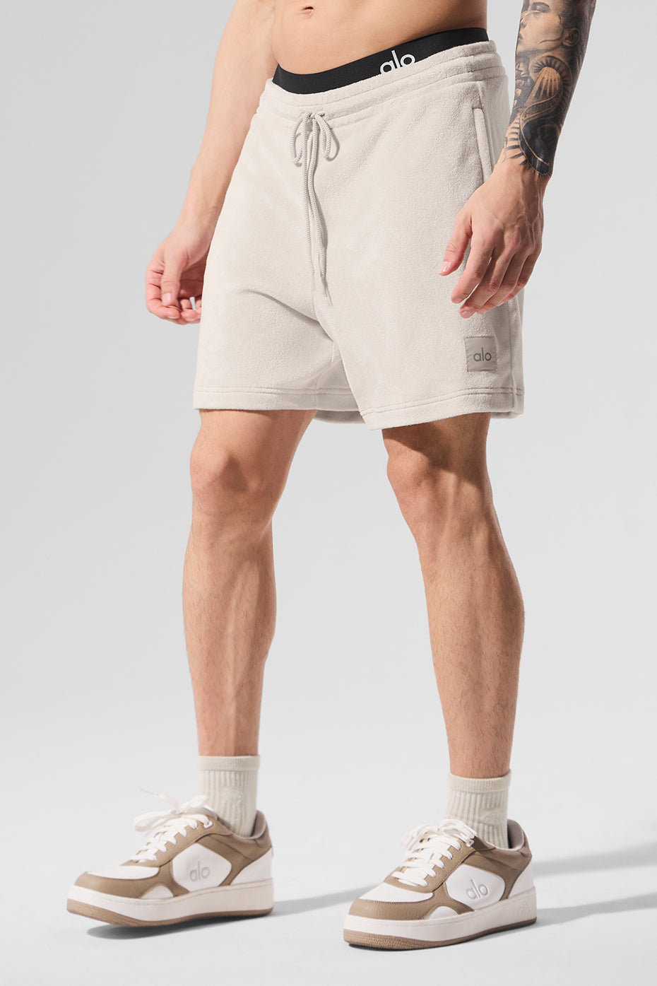 Short Coastal de 7 pouces en tissu éponge - Écru