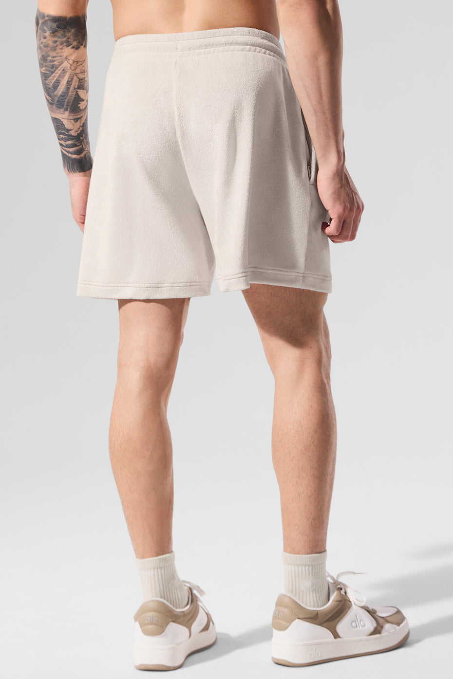 Short Coastal de 7 pouces en tissu éponge - Écru