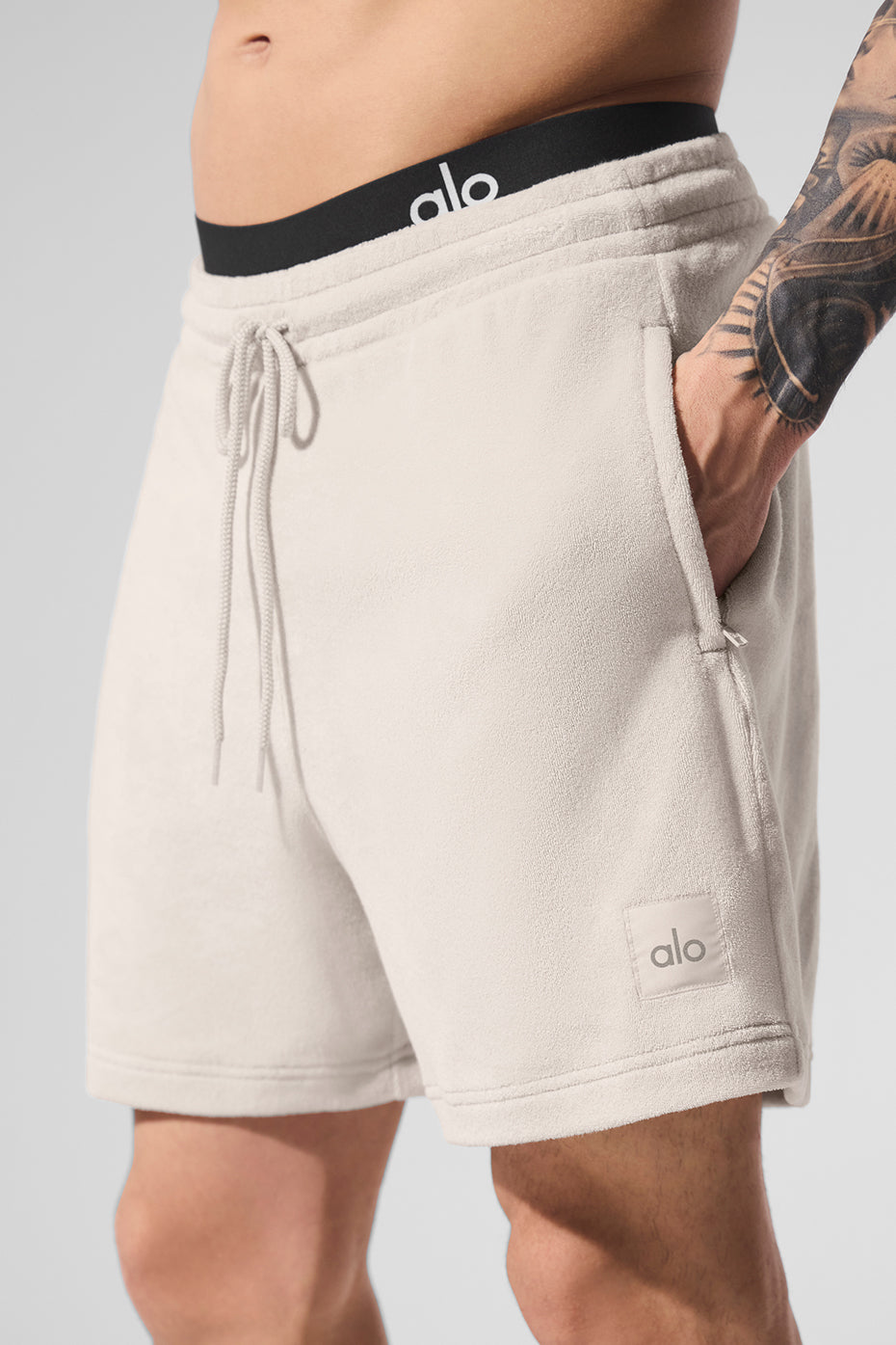 Short Coastal de 7 pouces en tissu éponge - Écru