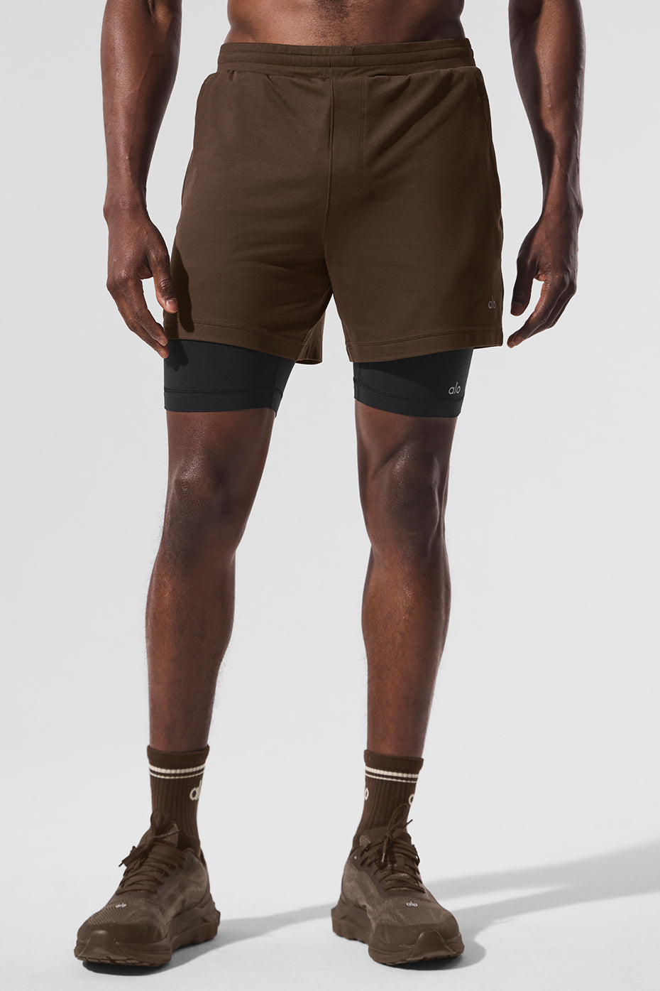 Short technique 2 en 1 Conquer React - Espresso/Noir