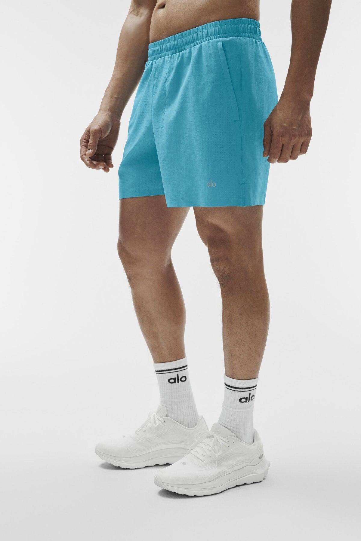 Short de course Traction de 5 pouces - Bleu brise