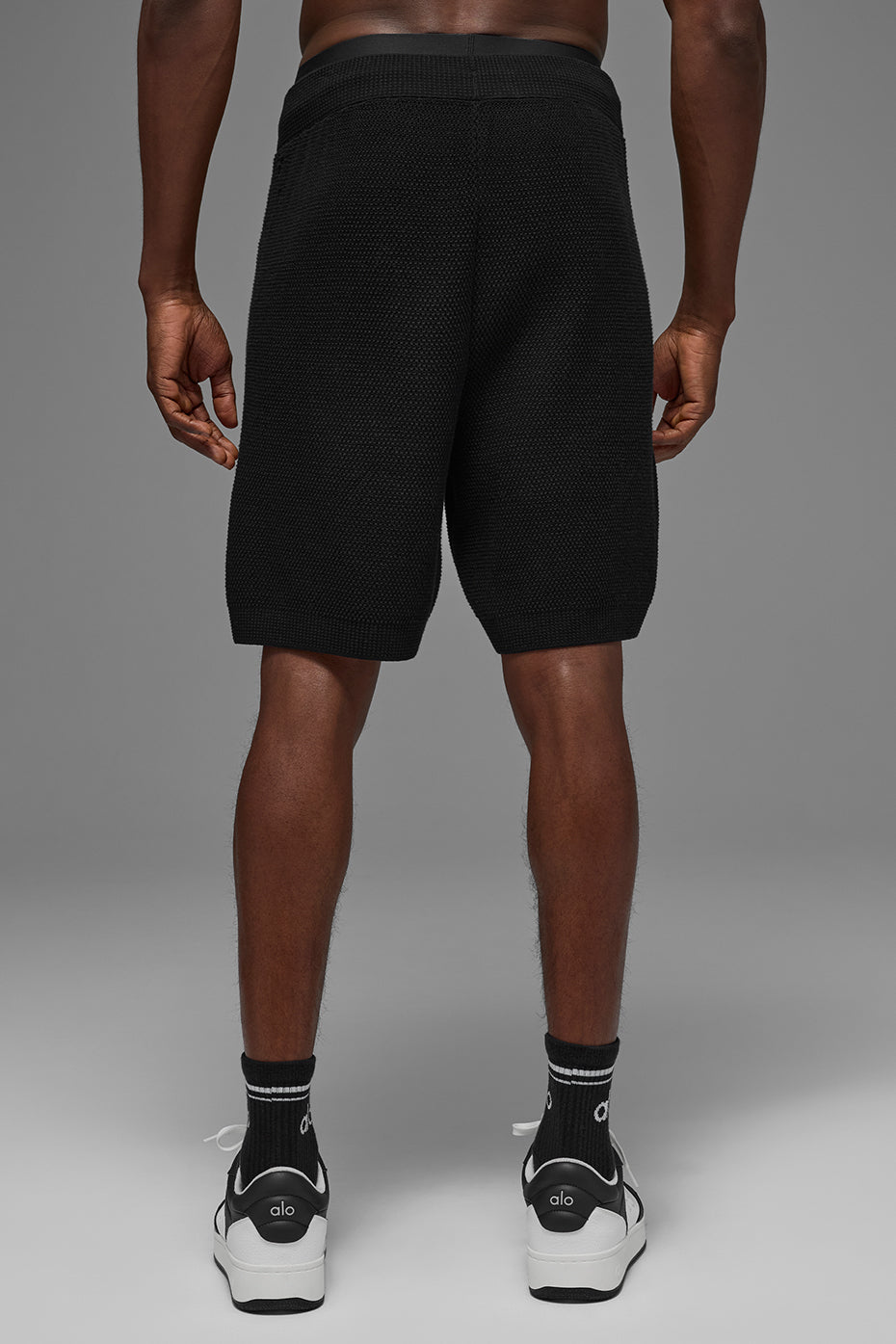 Short Sports Club de 7 pouces en maille - Noir