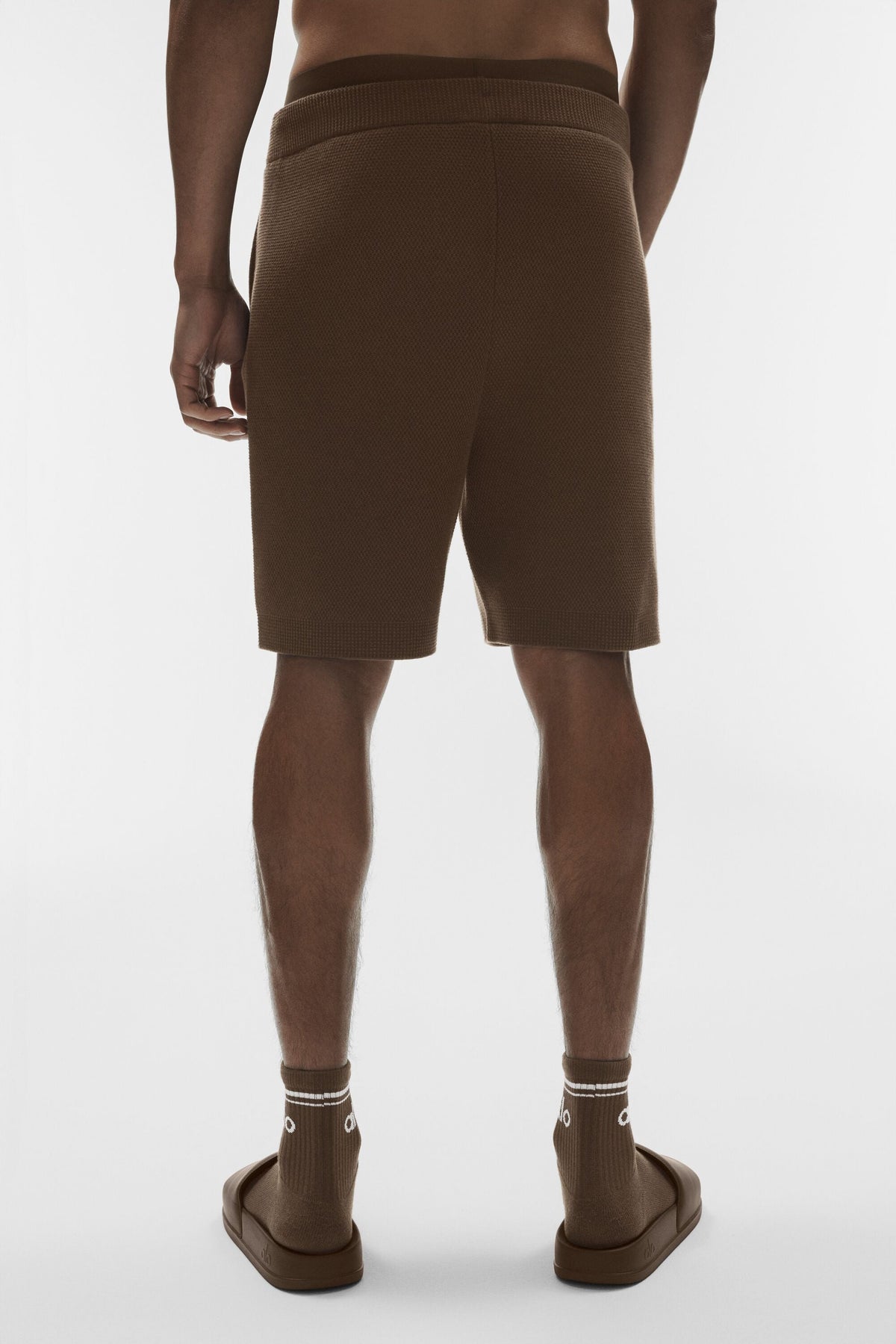 Short Sports Club de 7 pouces en maille - Espresso