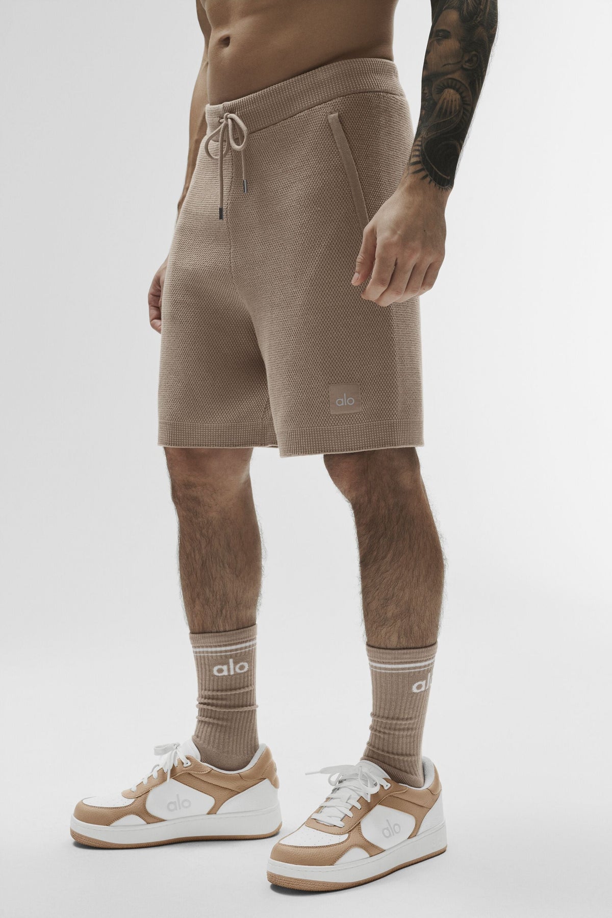 Short Sports Club de 7 pouces en maille - Gravier