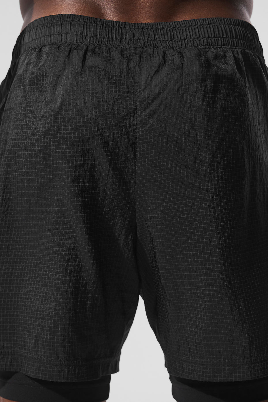 Short 2 en 1 Game Time de 5 pouces en tissu indéchirable - Noir/Noir