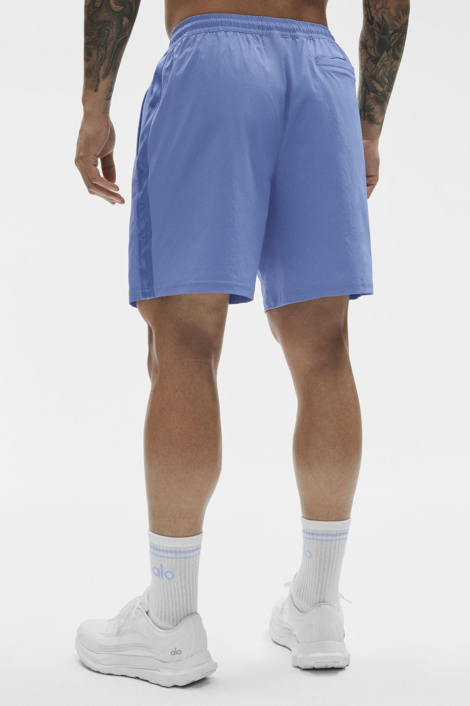 Short de surf High Tide de 7 pouces - Bleu Provence