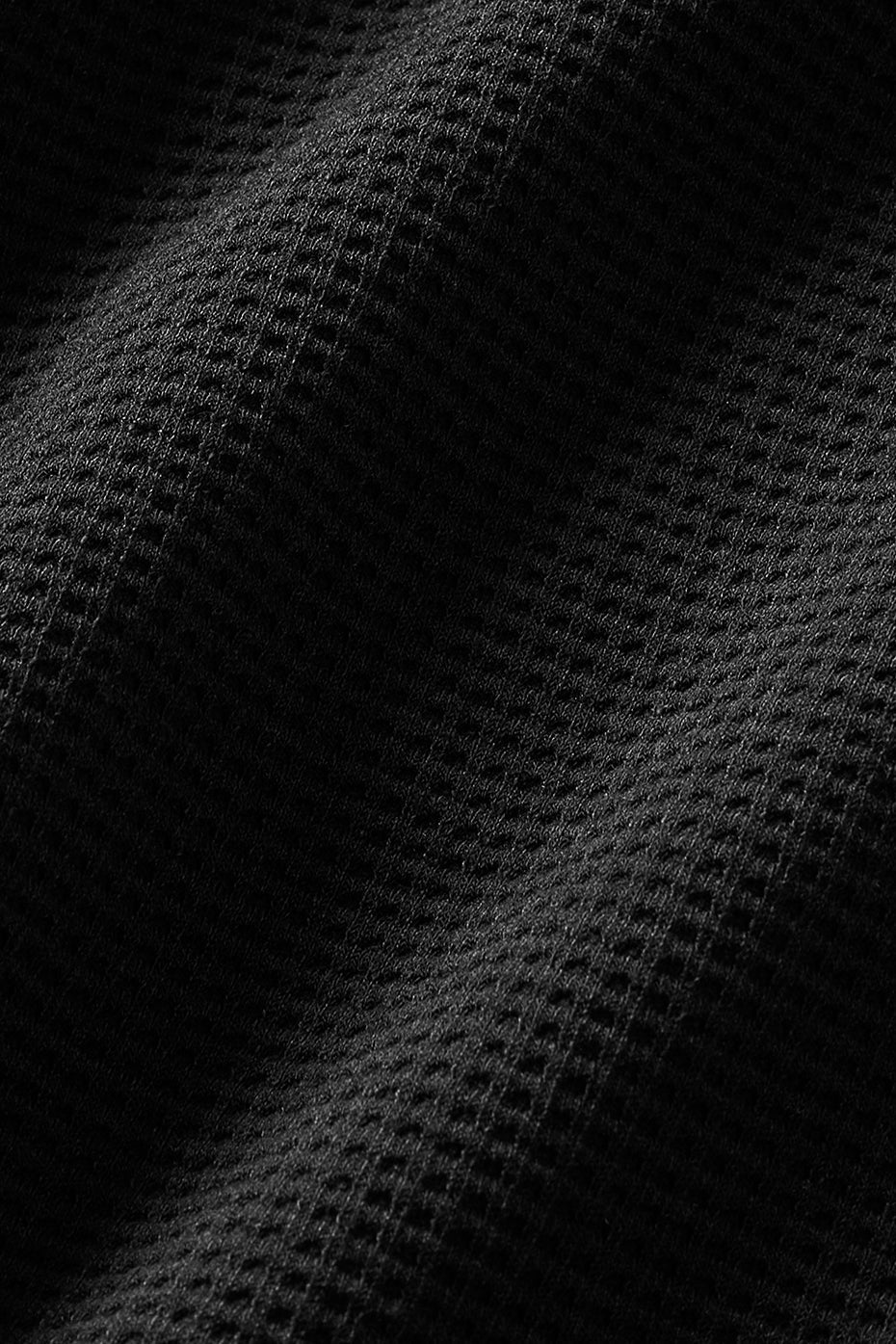 Short de détente gaufré de 7 pouces - Noir