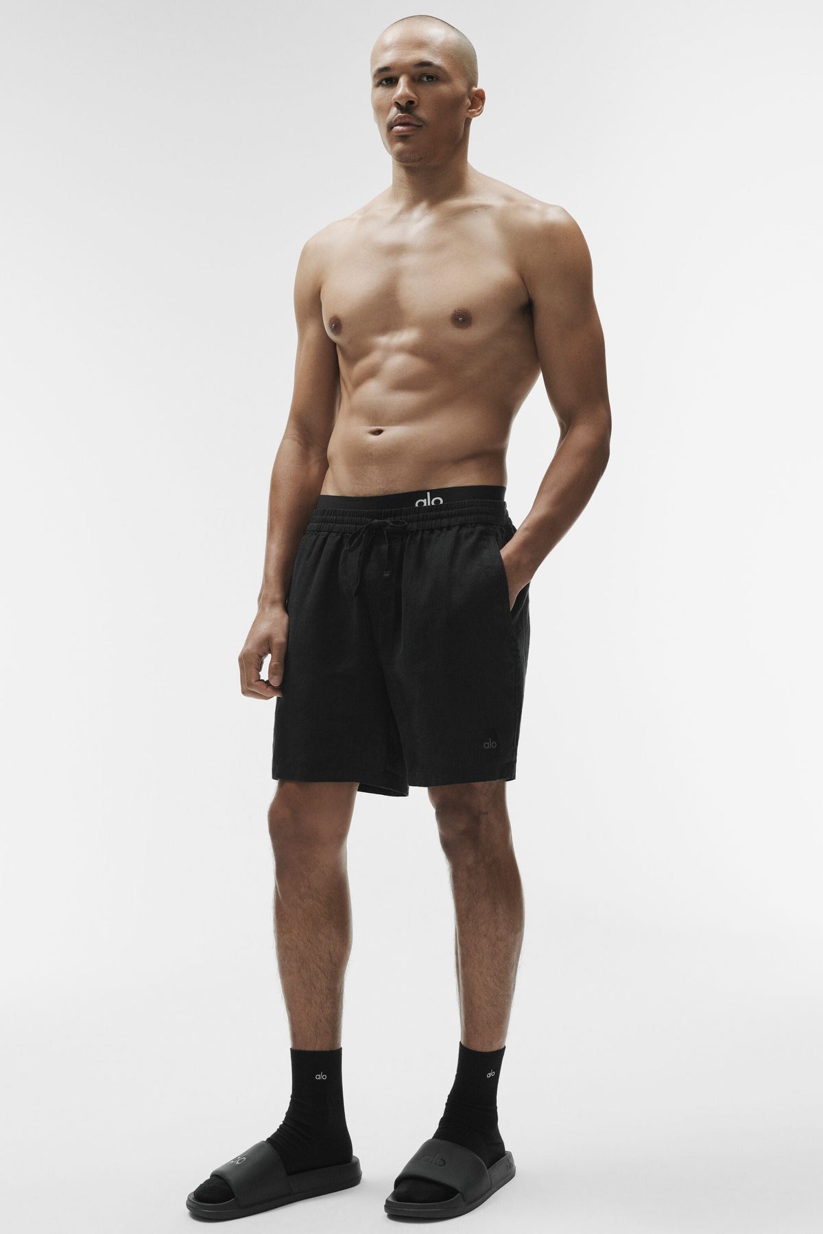 Short Linen Days de 7 pouces - Noir