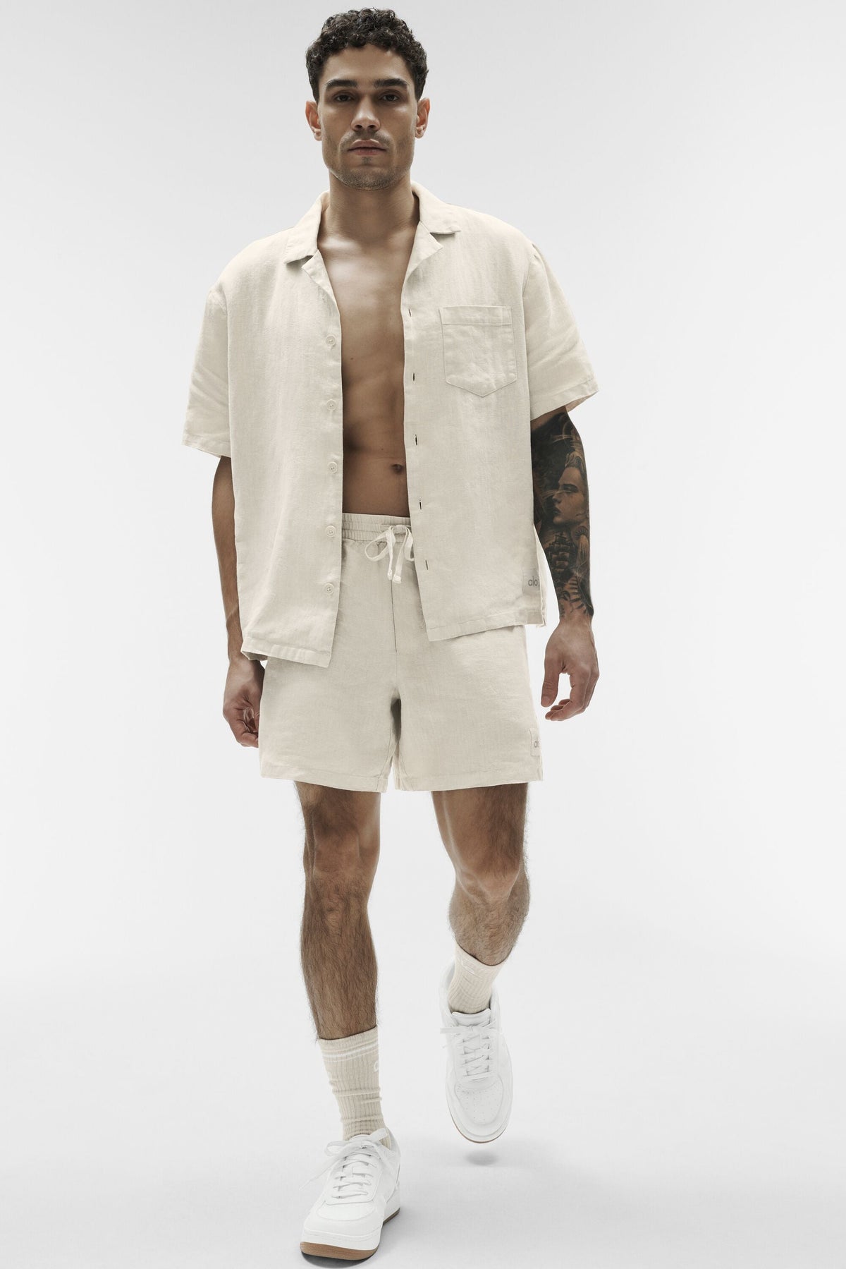 Short Linen Days de 7 pouces - Écru