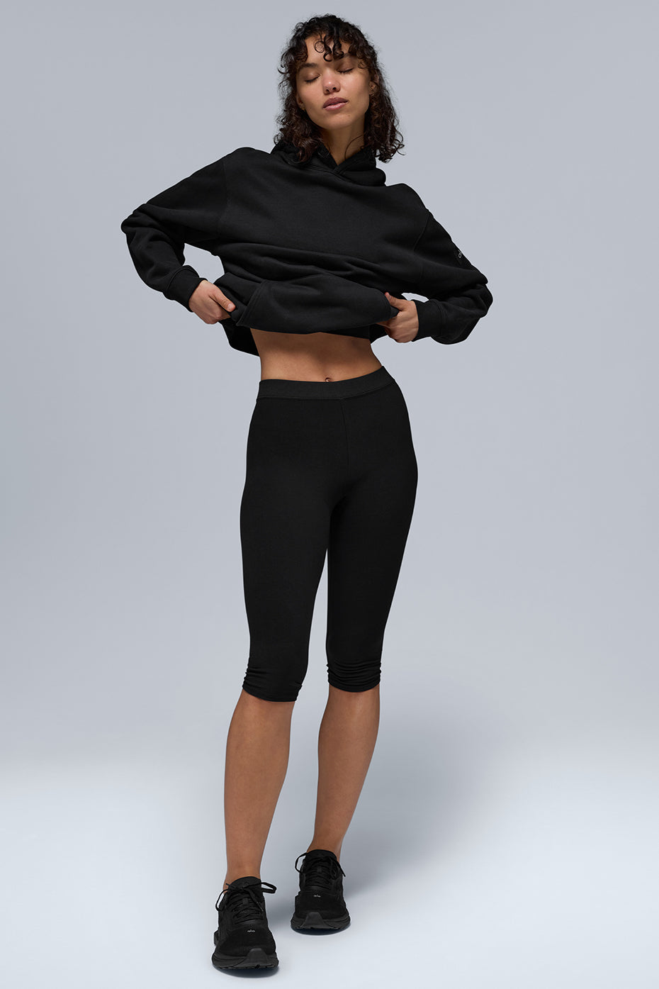 Sweat épais à capuche Renown - Noir