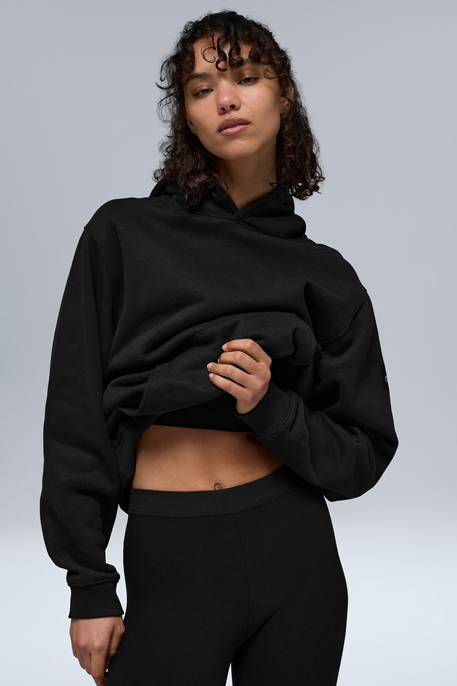 Sweat épais à capuche Renown - Noir