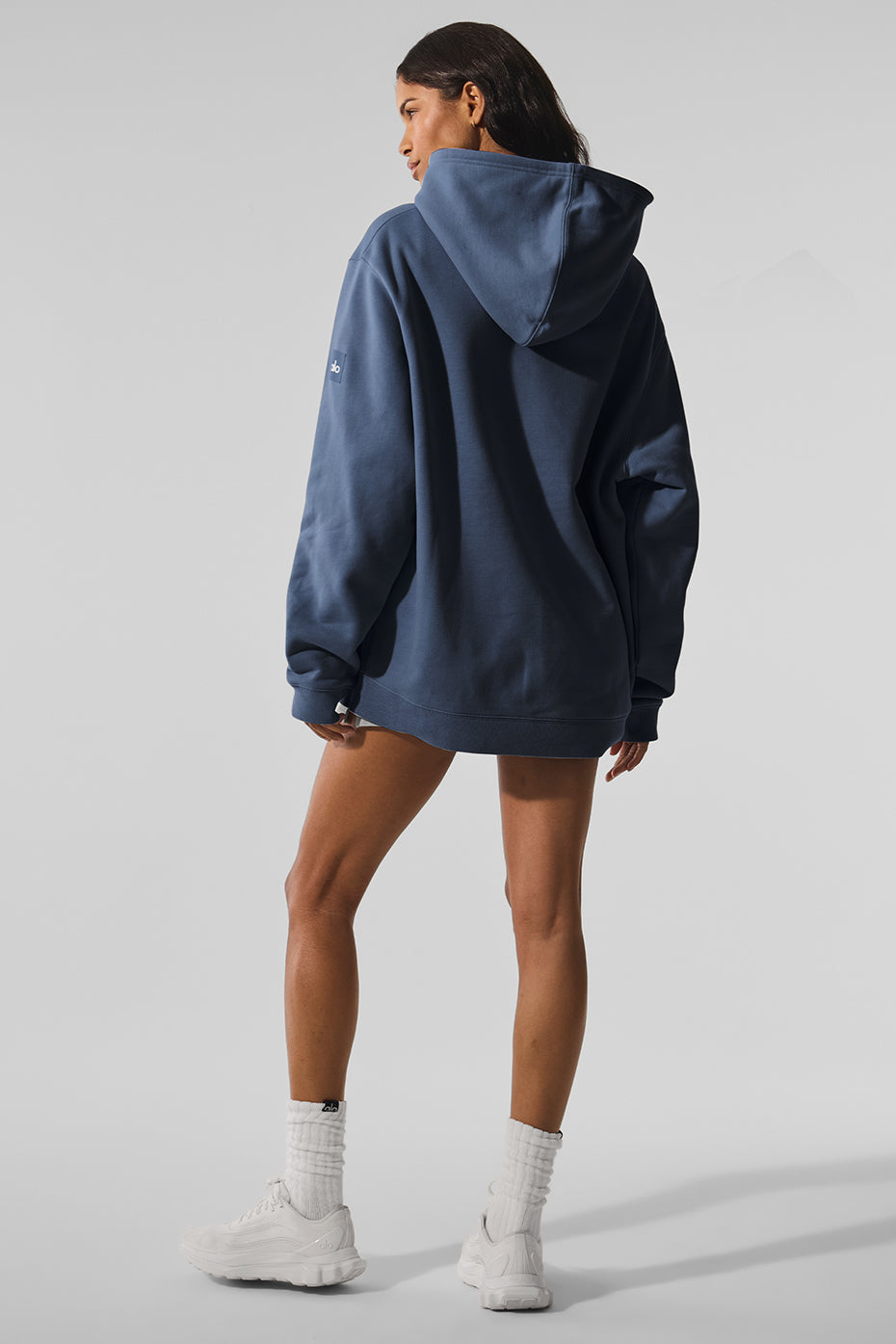 Sweat épais à capuche Renown - Bleu pierre