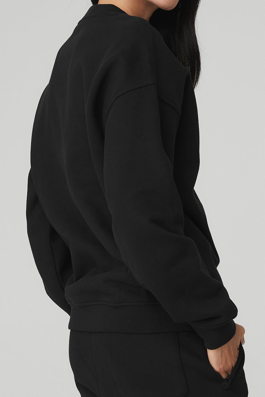 Sweat épais à col rond Renown - Noir