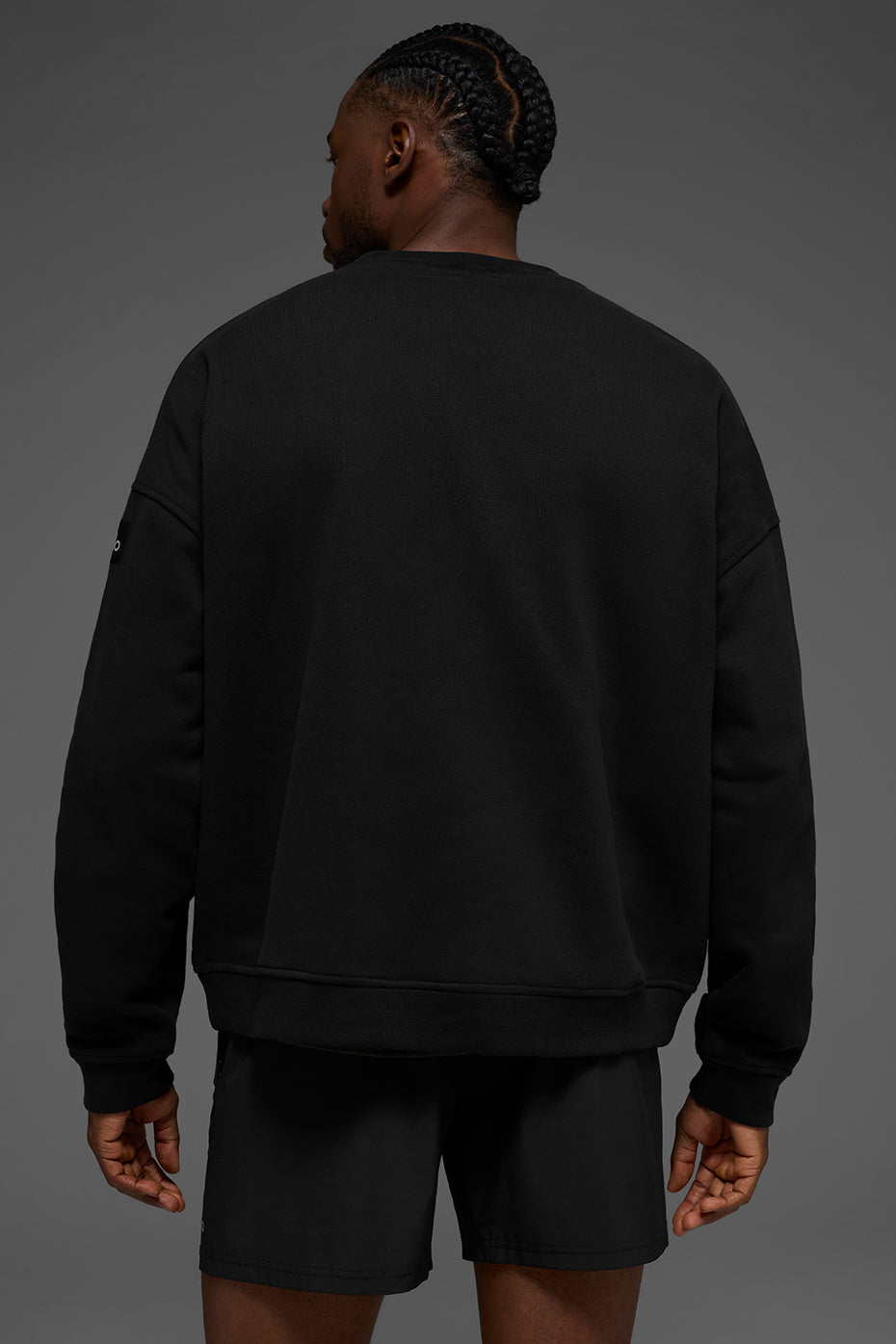 Sweat épais à col rond Renown - Noir