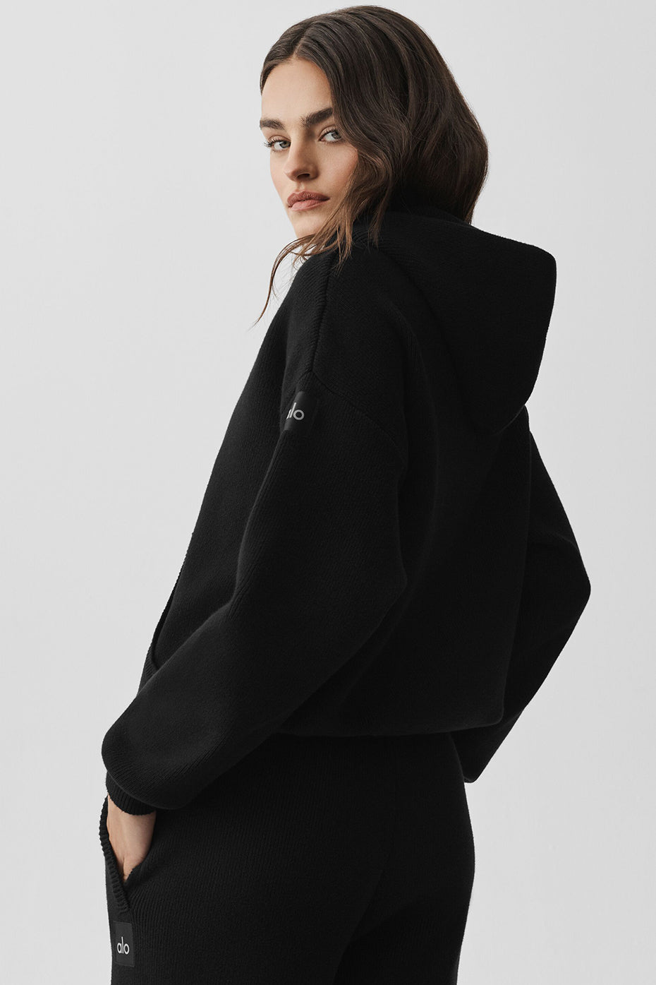 Pull à capuche Scholar - Noir