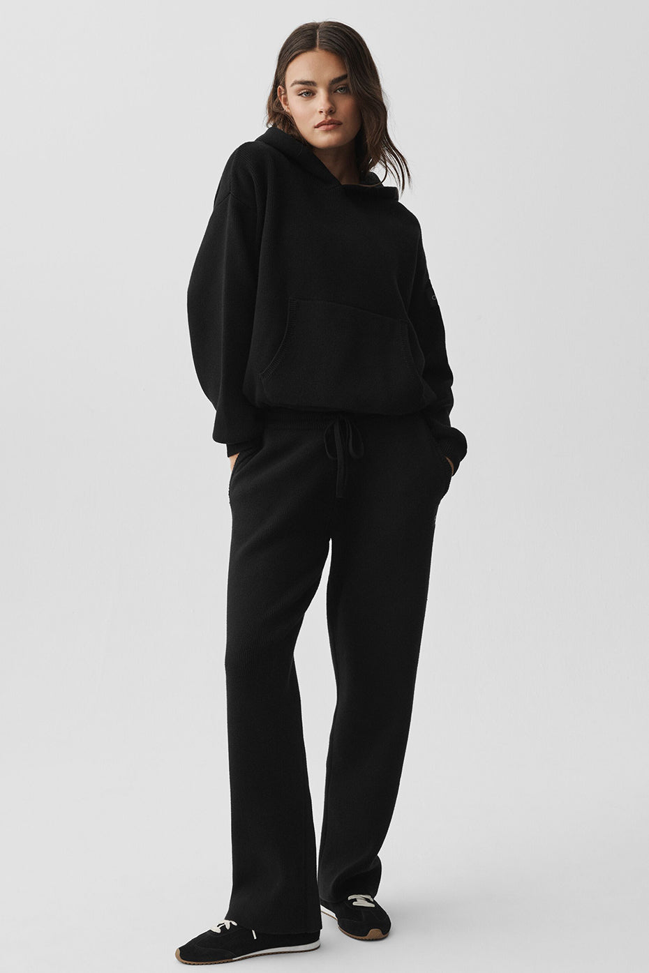 Pull à capuche Scholar - Noir