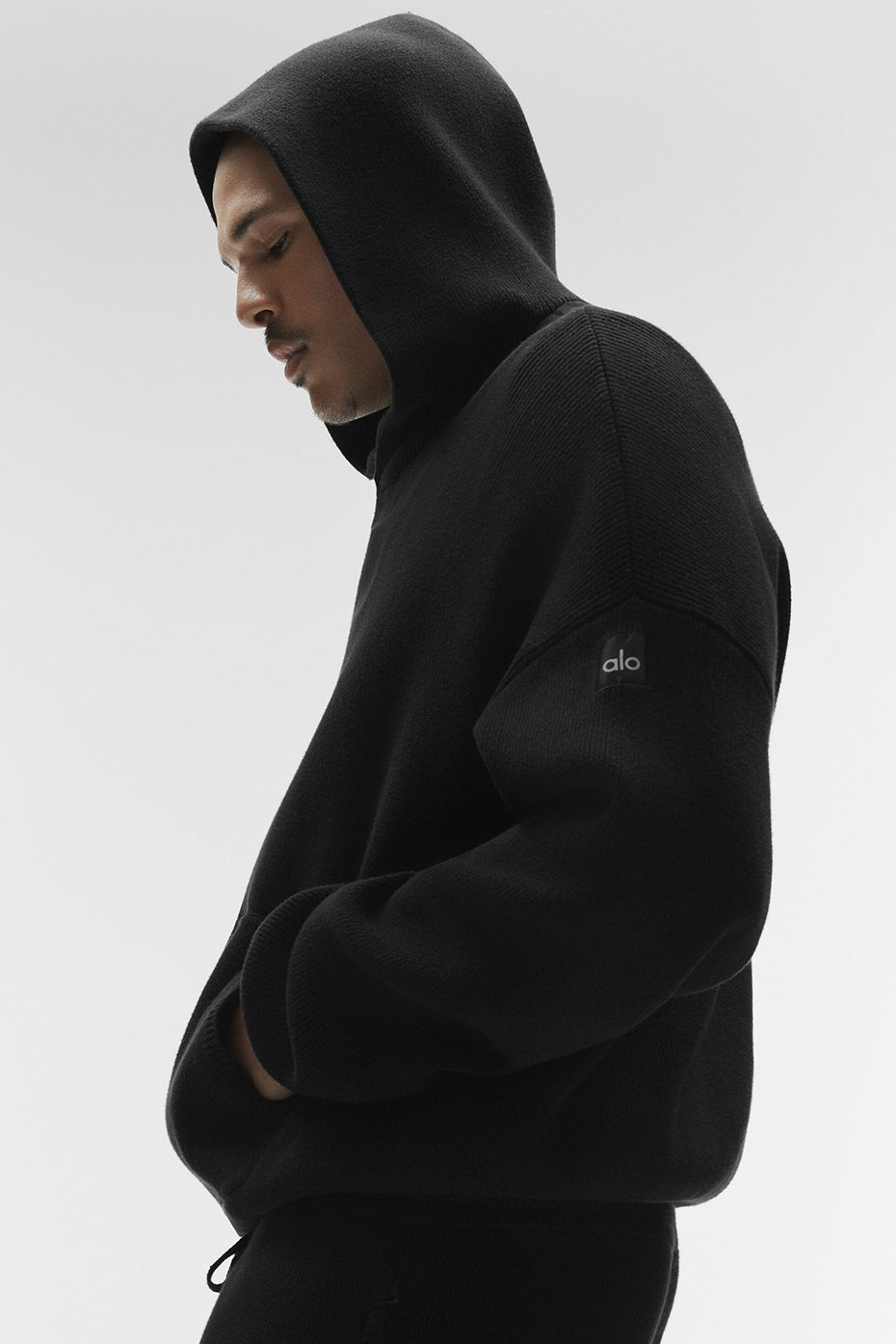 Pull à capuche Scholar - Noir