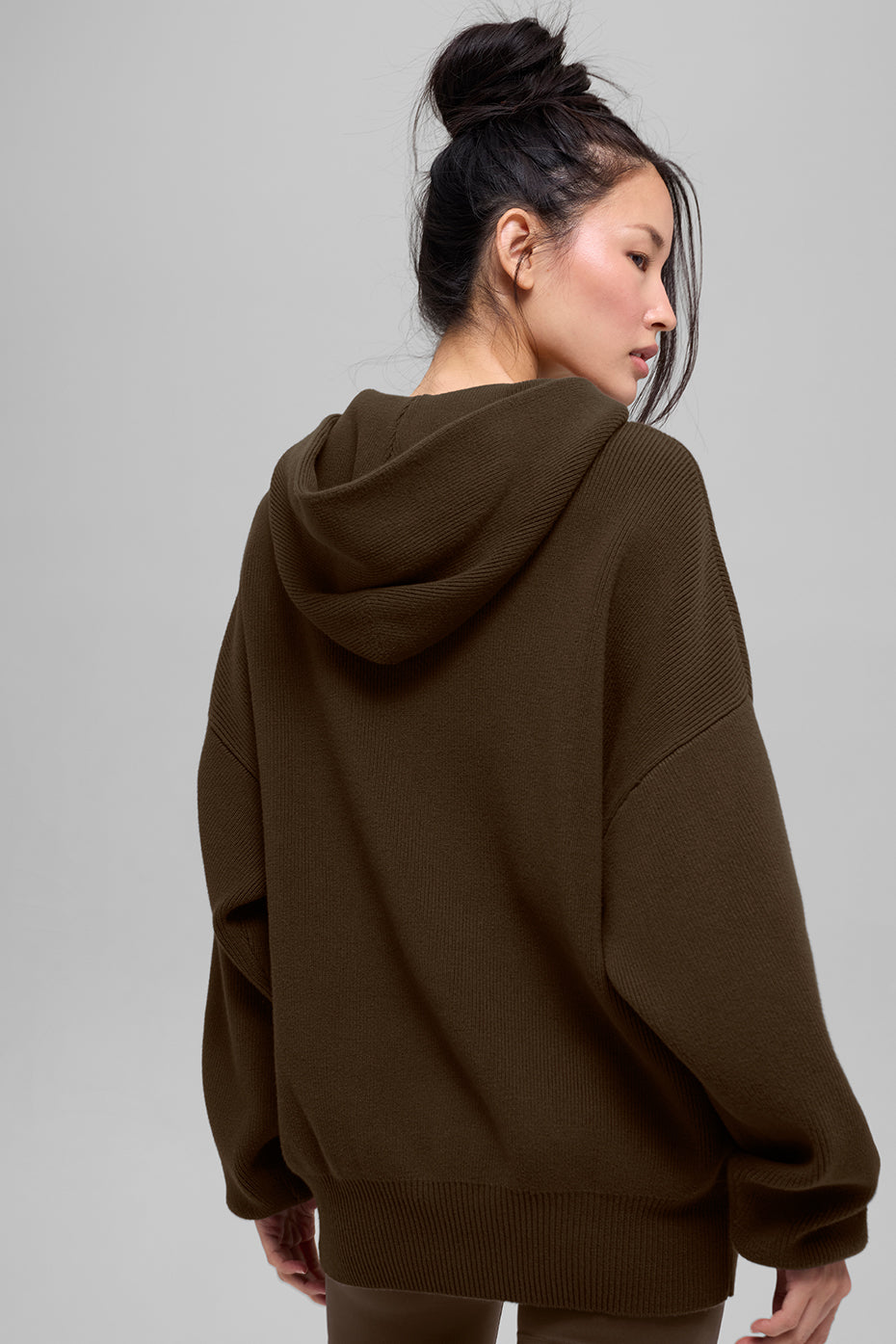 Pull à capuche Scholar - Espresso