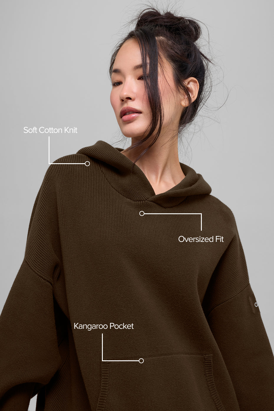 Pull à capuche Scholar - Espresso