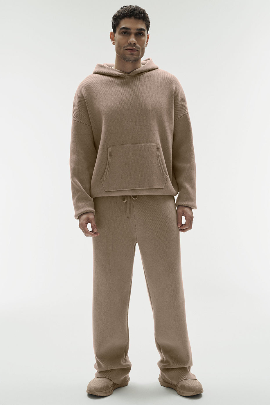 Pull à capuche Scholar - Gravier