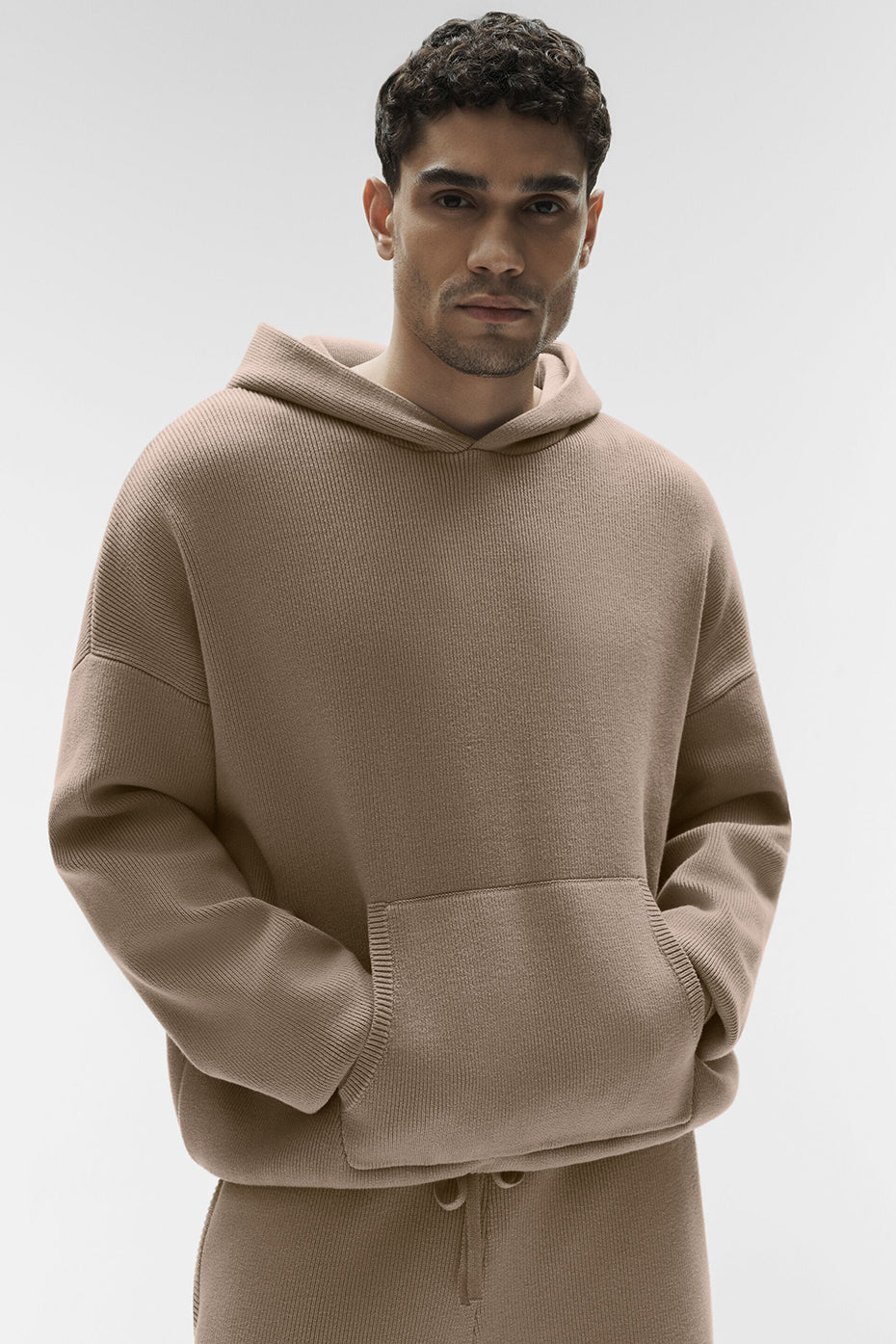 Pull à capuche Scholar - Gravier