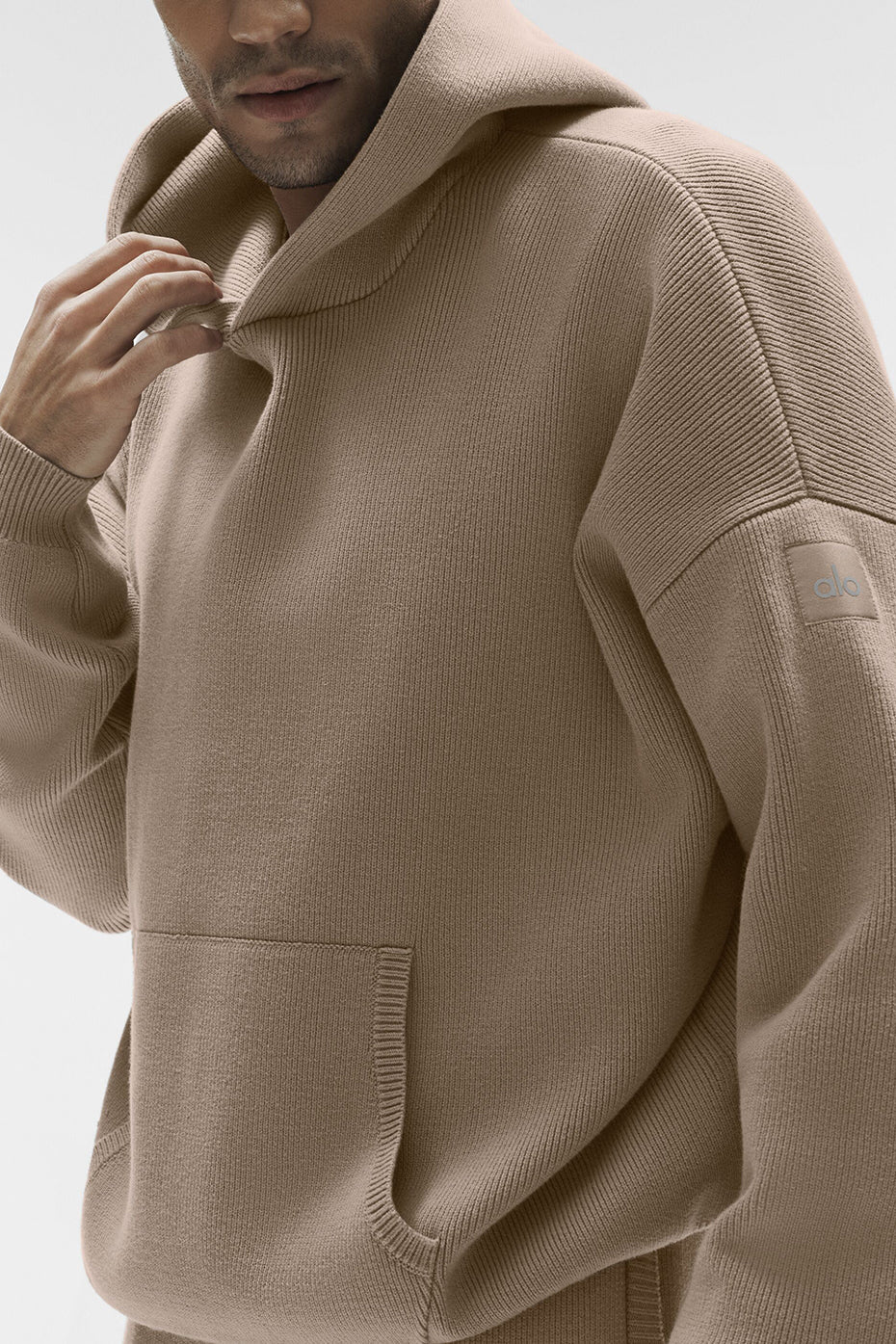Pull à capuche Scholar - Gravier