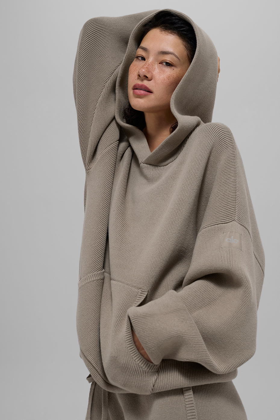 Pull à capuche Scholar - Cacao clair