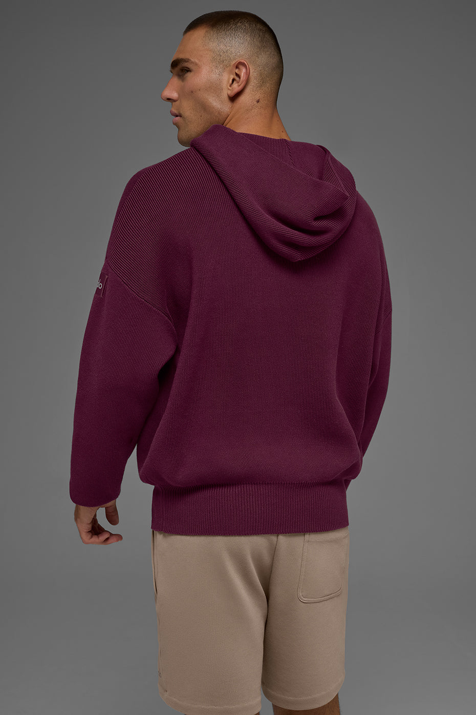 Pull à capuche Scholar - Bordeaux