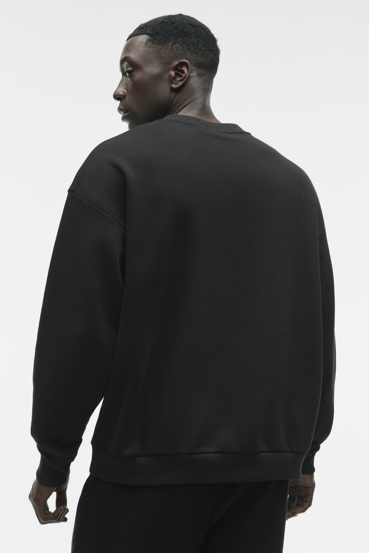 Sweat à col rond Accolade - Noir