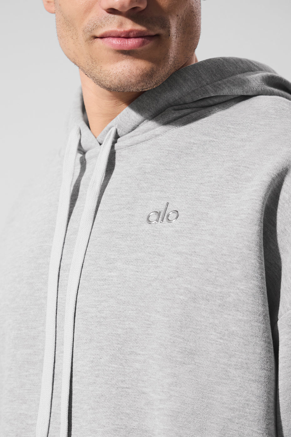 Sweat à capuche Accolade - Gris chiné sport