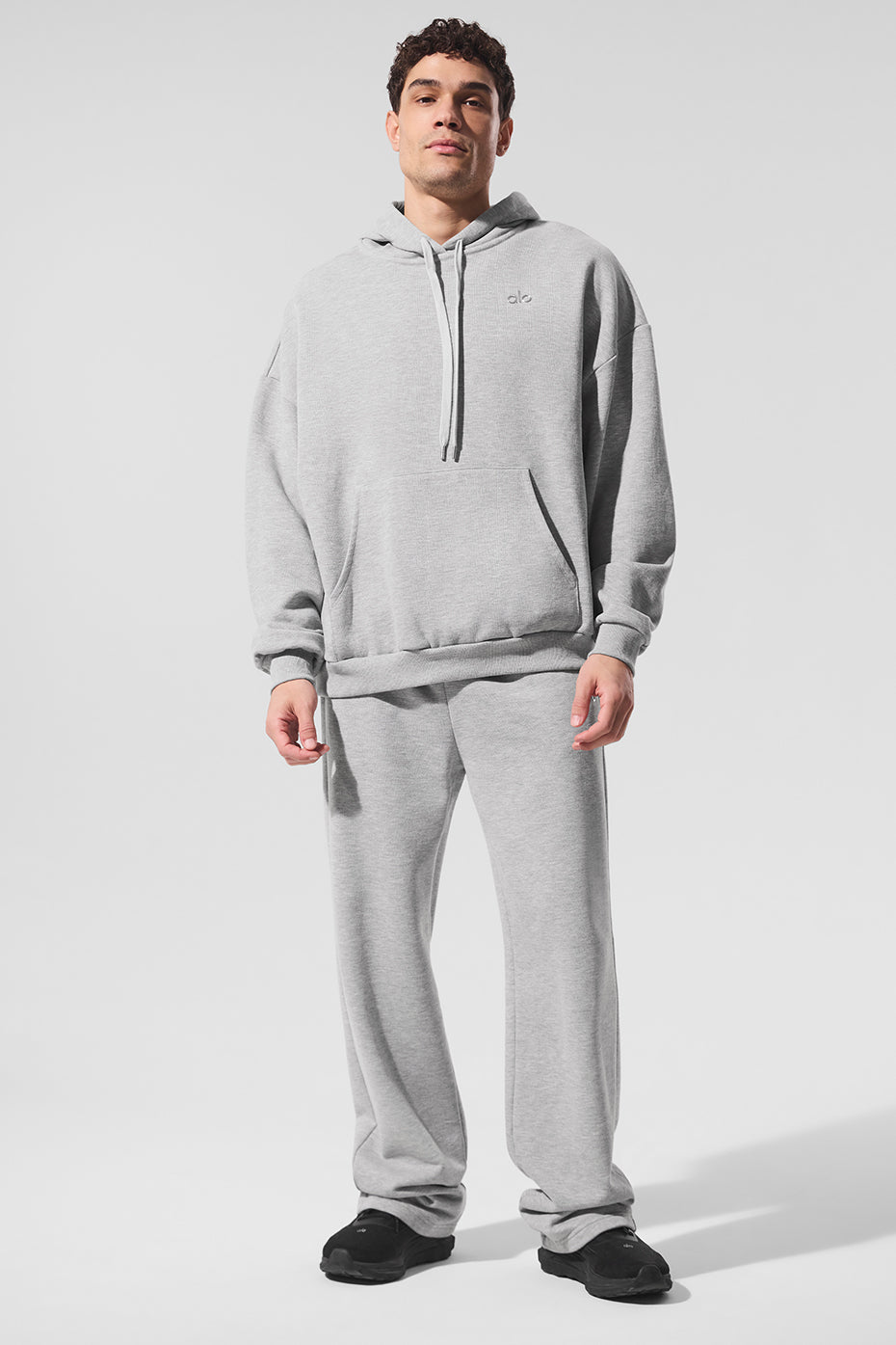 Sweat à capuche Accolade - Gris chiné sport