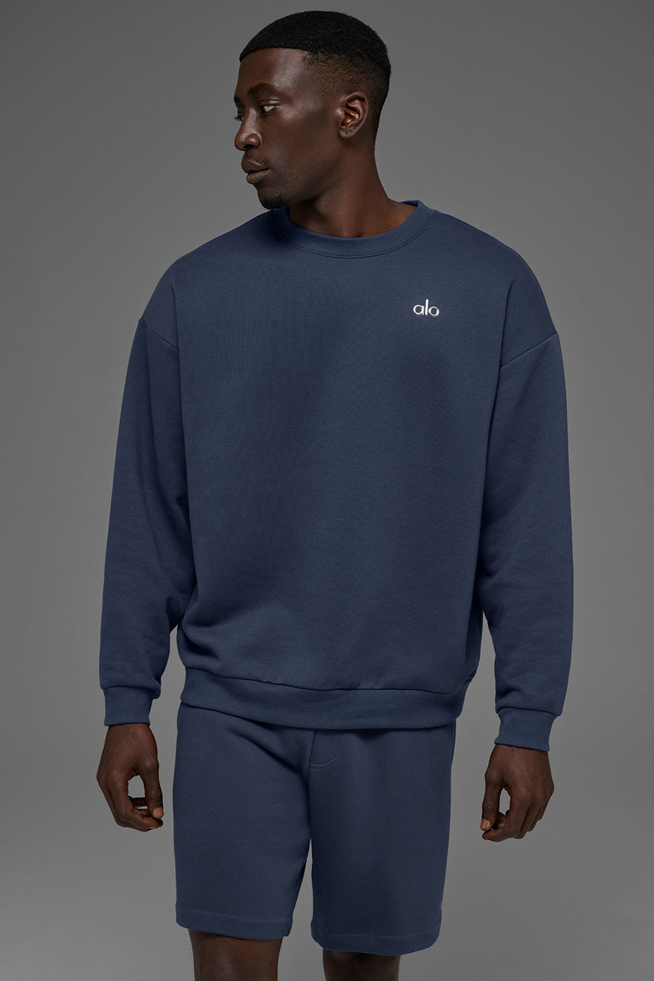 Sweat à col rond Accolade - Bleu marine