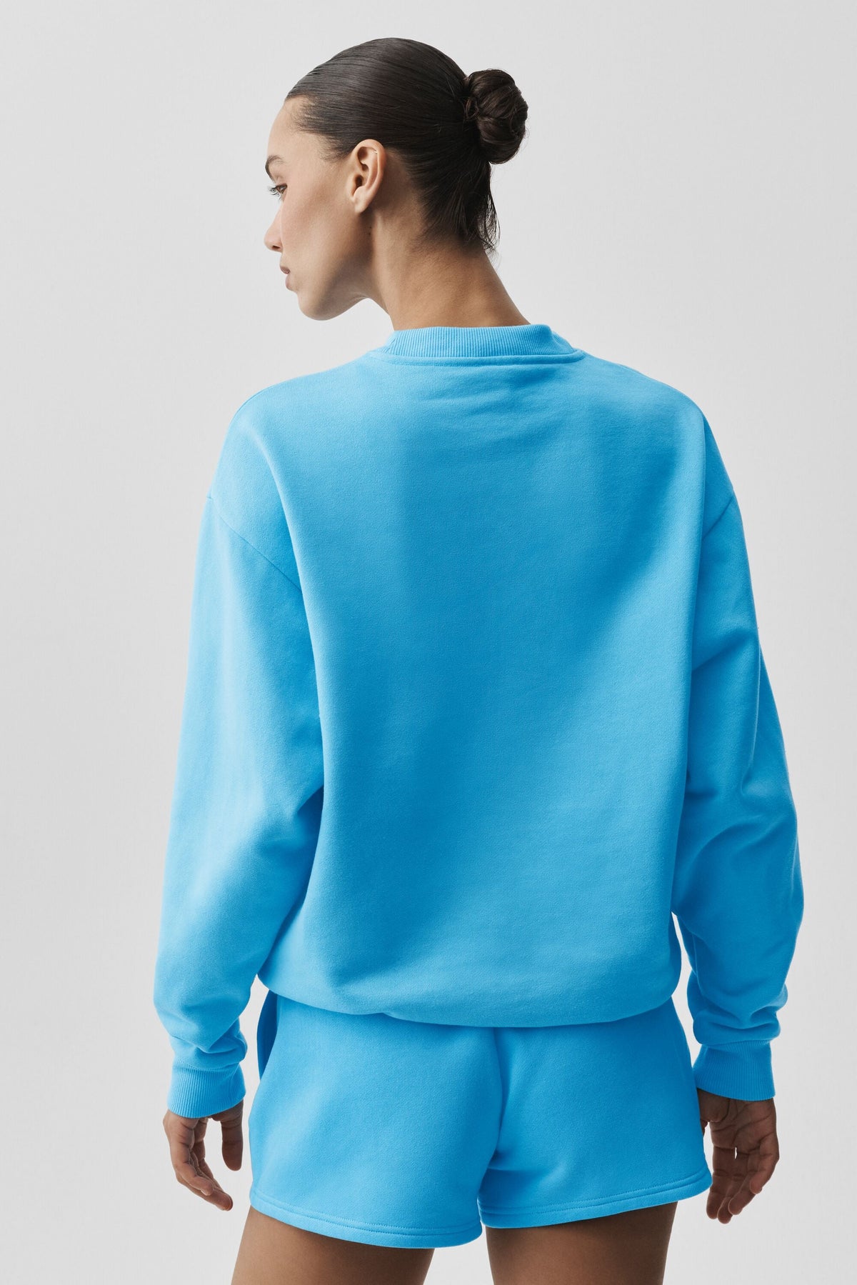 Sweat à col rond Accolade - Bleu azur