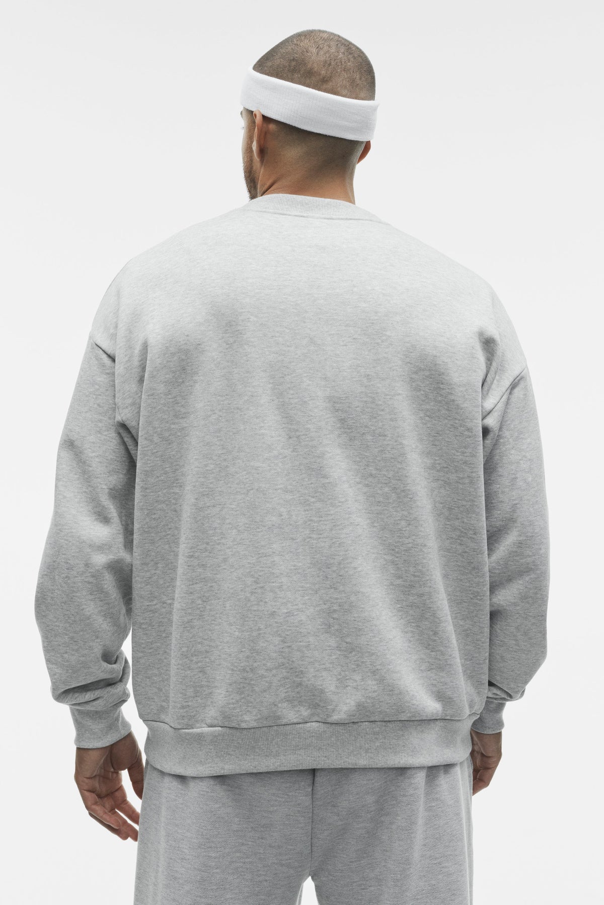 Sweat à col rond Accolade - Gris chiné sport