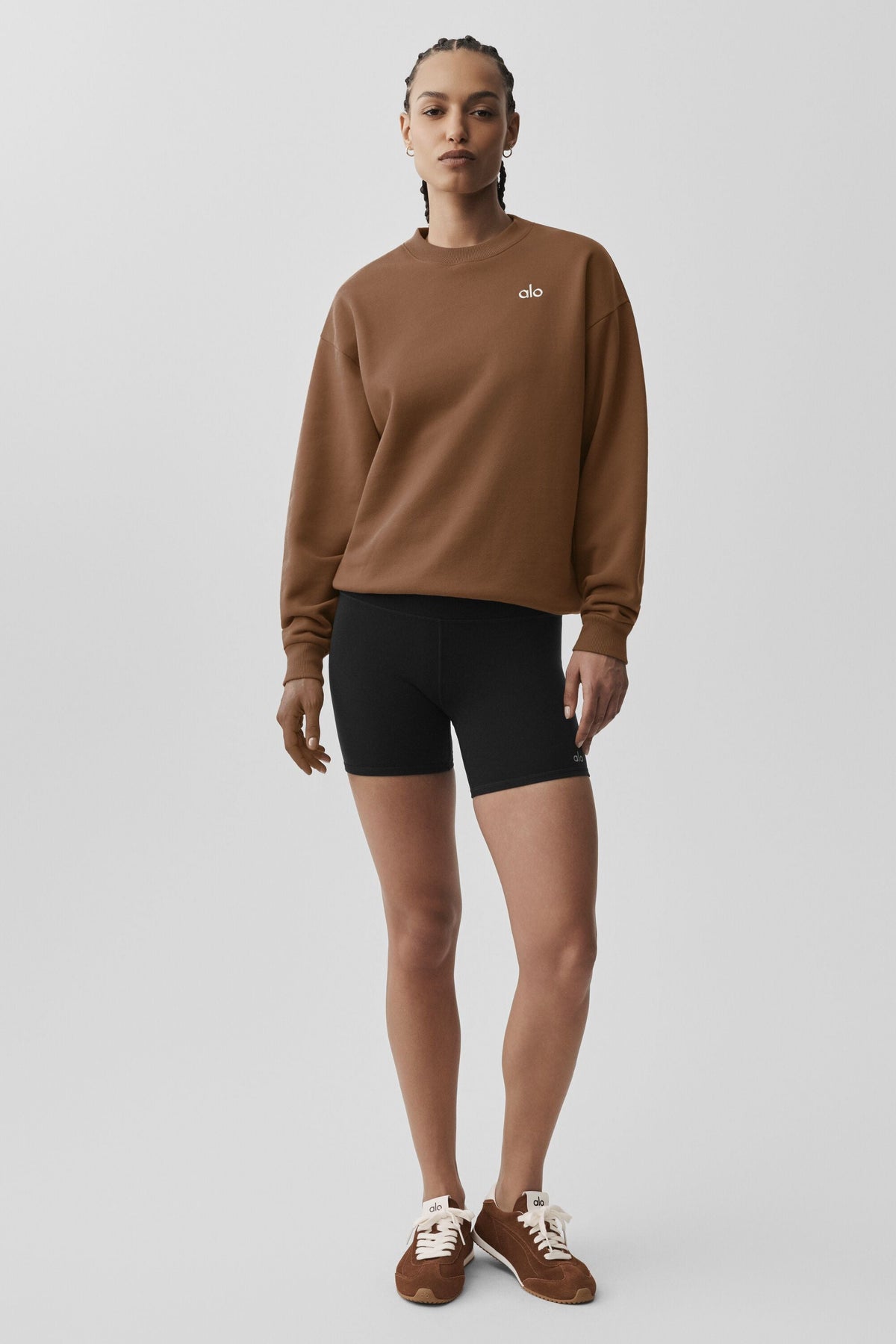 Sweat à col rond Accolade - Brun ensoleillé